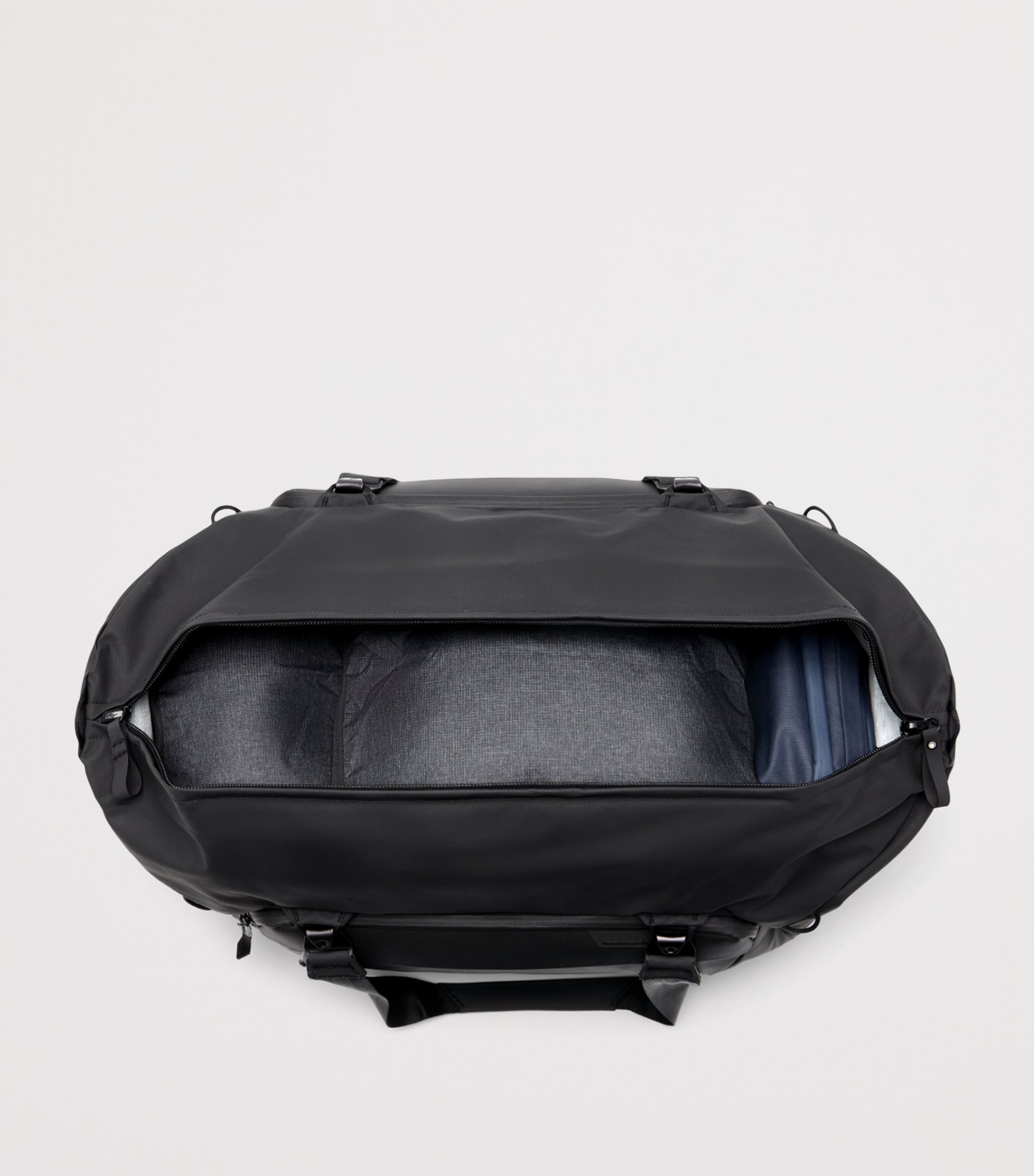 Canvas Travel Holdall BLACK Image 6