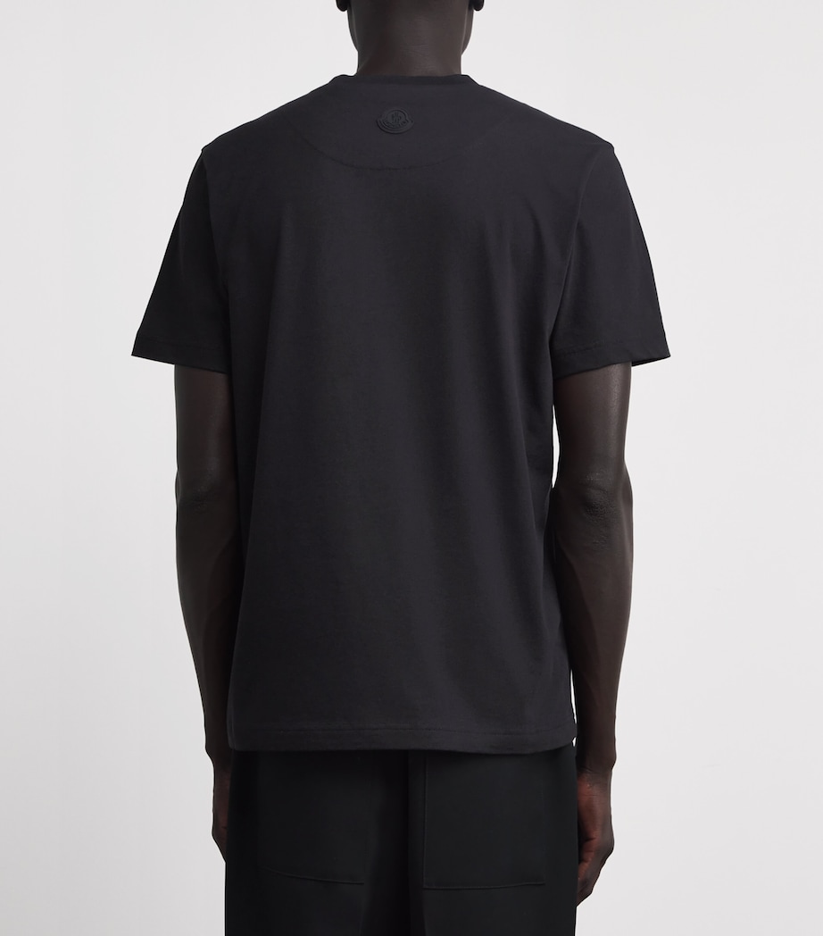 Cotton Flocked Logo T-Shirt 999 Image 4