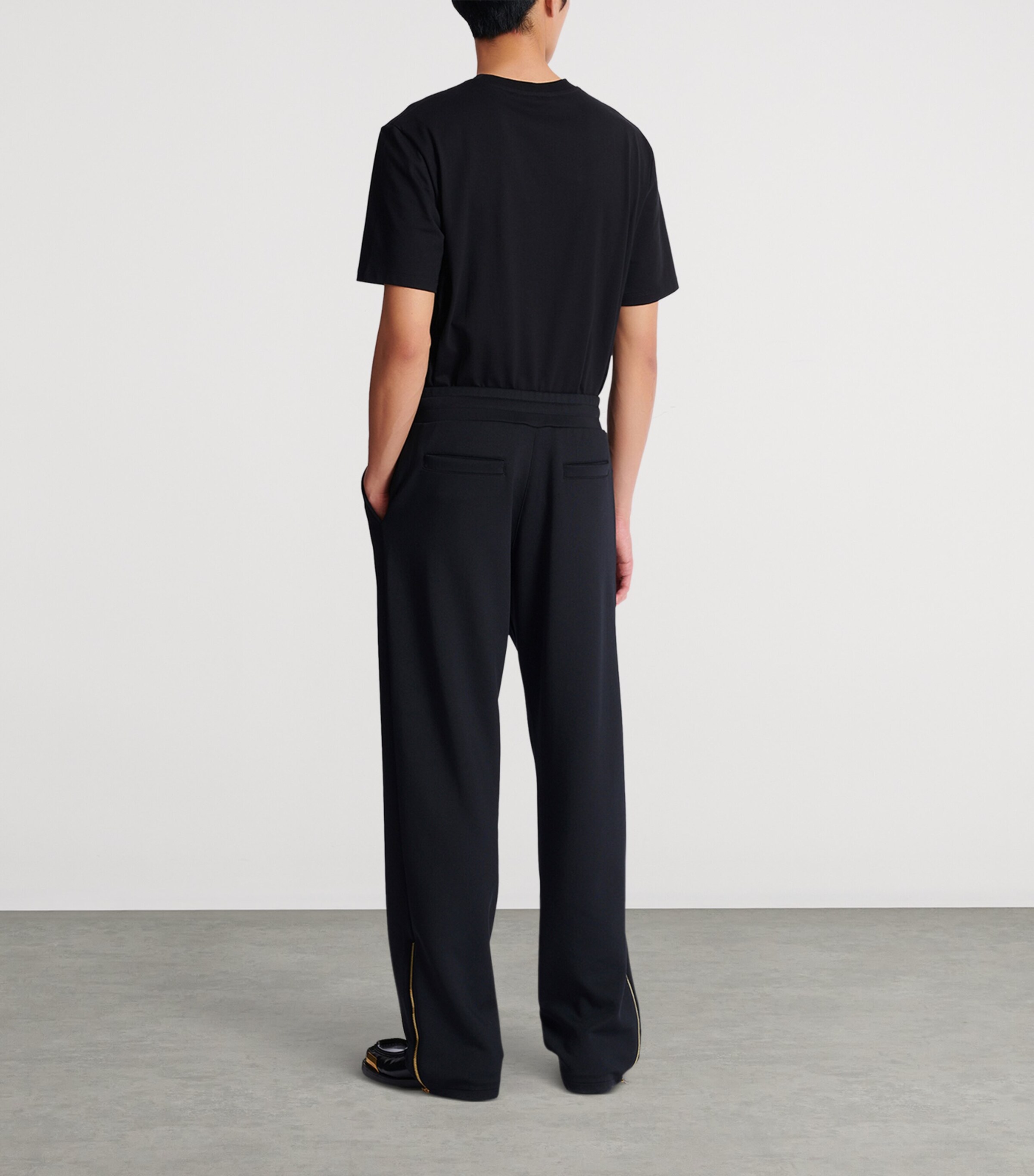 Jersey Loose Sweatpants 0PA NOIR Image 7