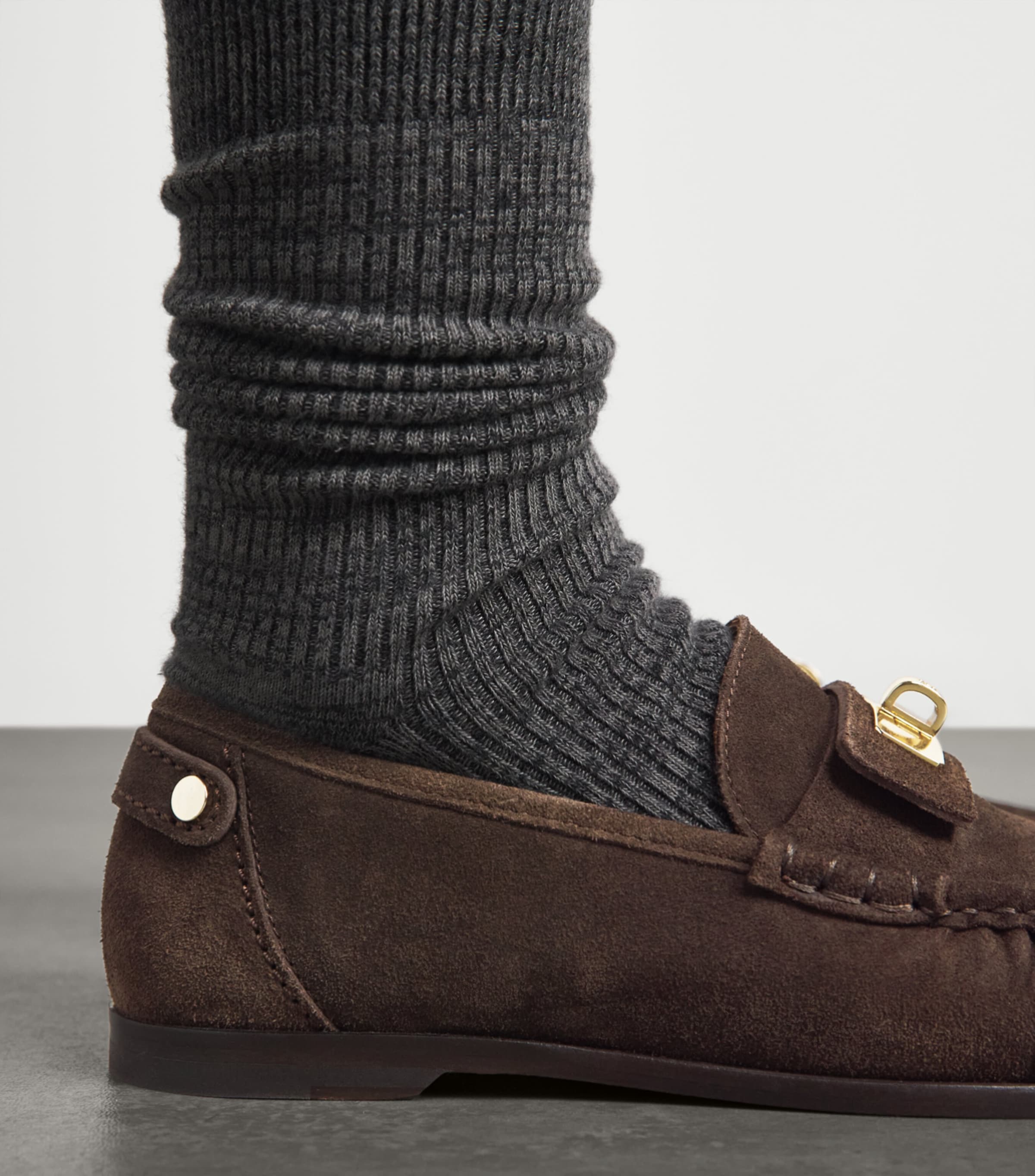 Sandro Paris Suede Loafers Brown Image 2