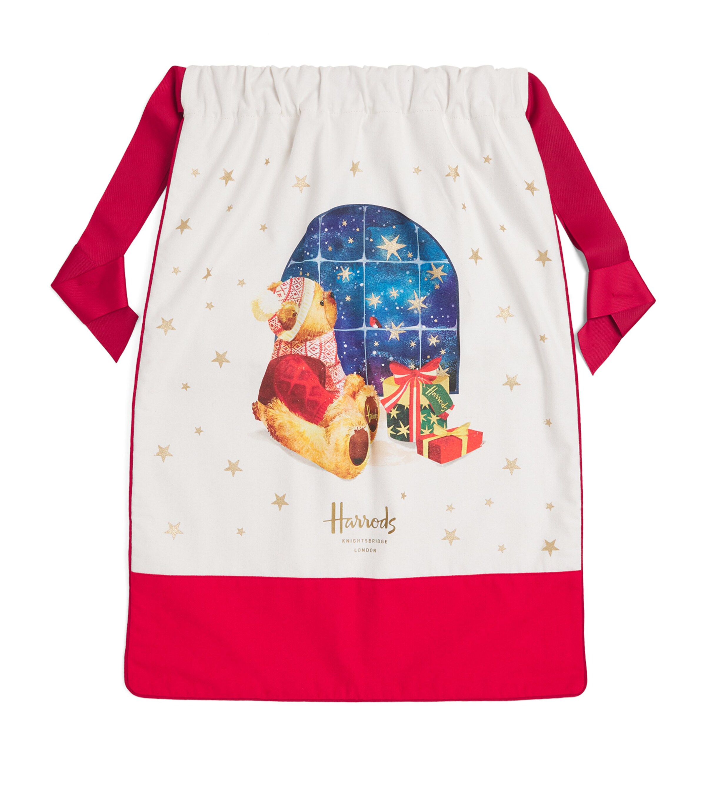 Harrods Large Christmas Bear Sack | Christmas | Designers | Harrods | Stockings