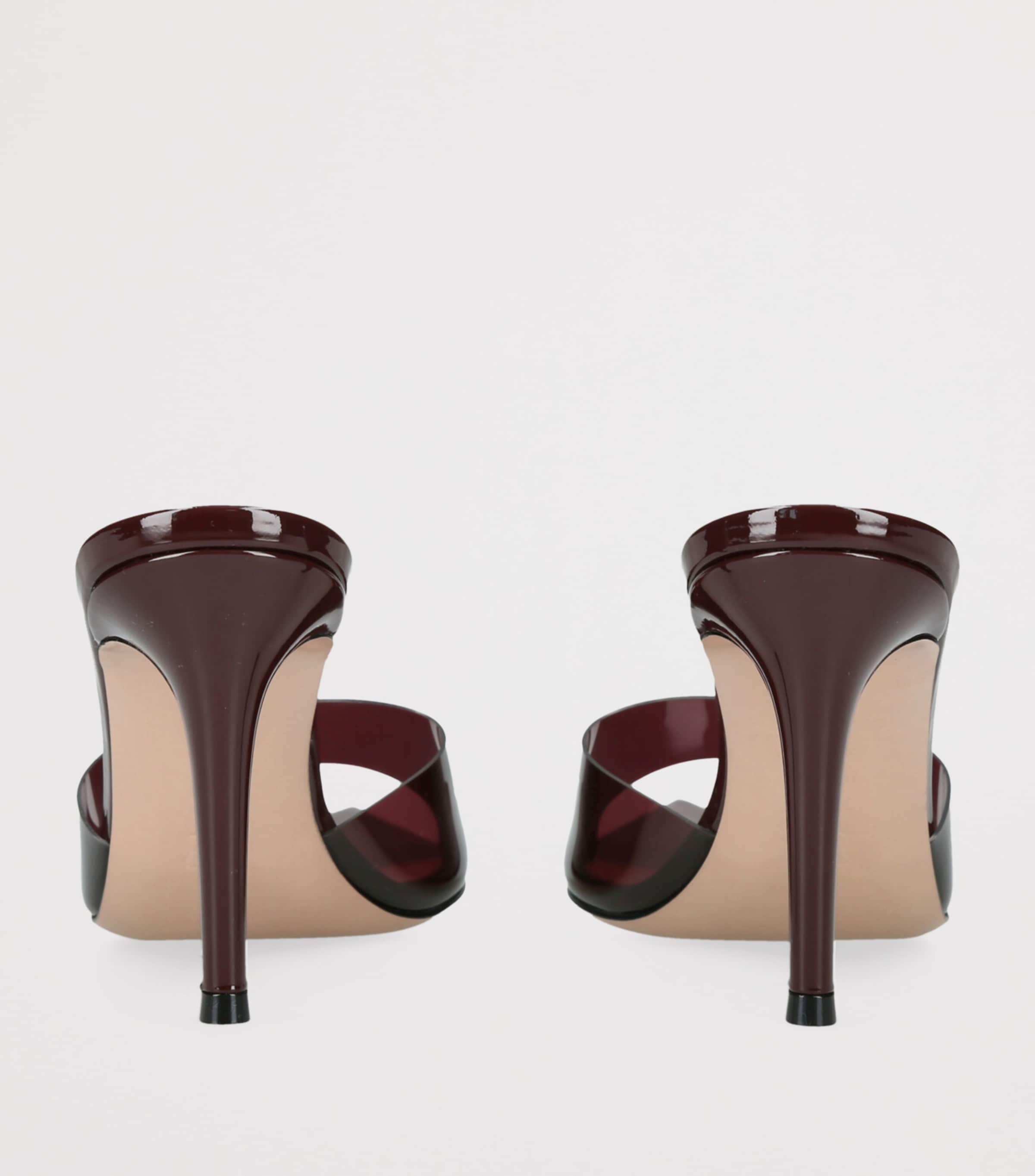 サンダル・ミュール Gianvito Rossi Gianvito Rossi Elle 70 Mules GIANVITO ROSSI Elle 85 TPU and suede mules | THE OUTNET