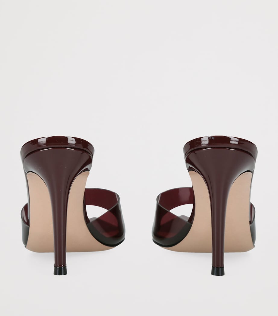 Plexi Elle Mules 85 BLACK Image 2