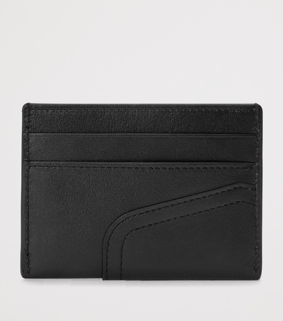 Calfskin Panta Card Holder BLACK Image 2