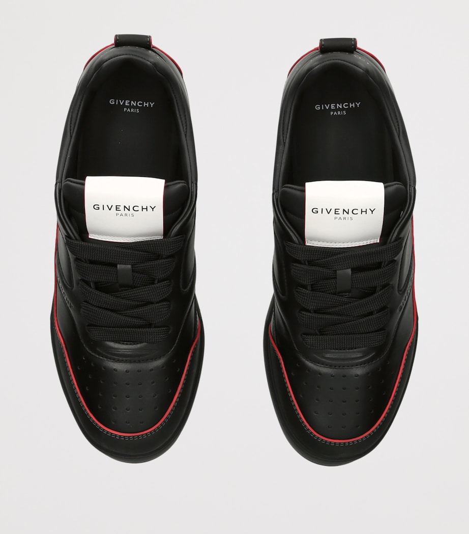 Givenchy Leather Yard Sneakers Black/comb Image 3