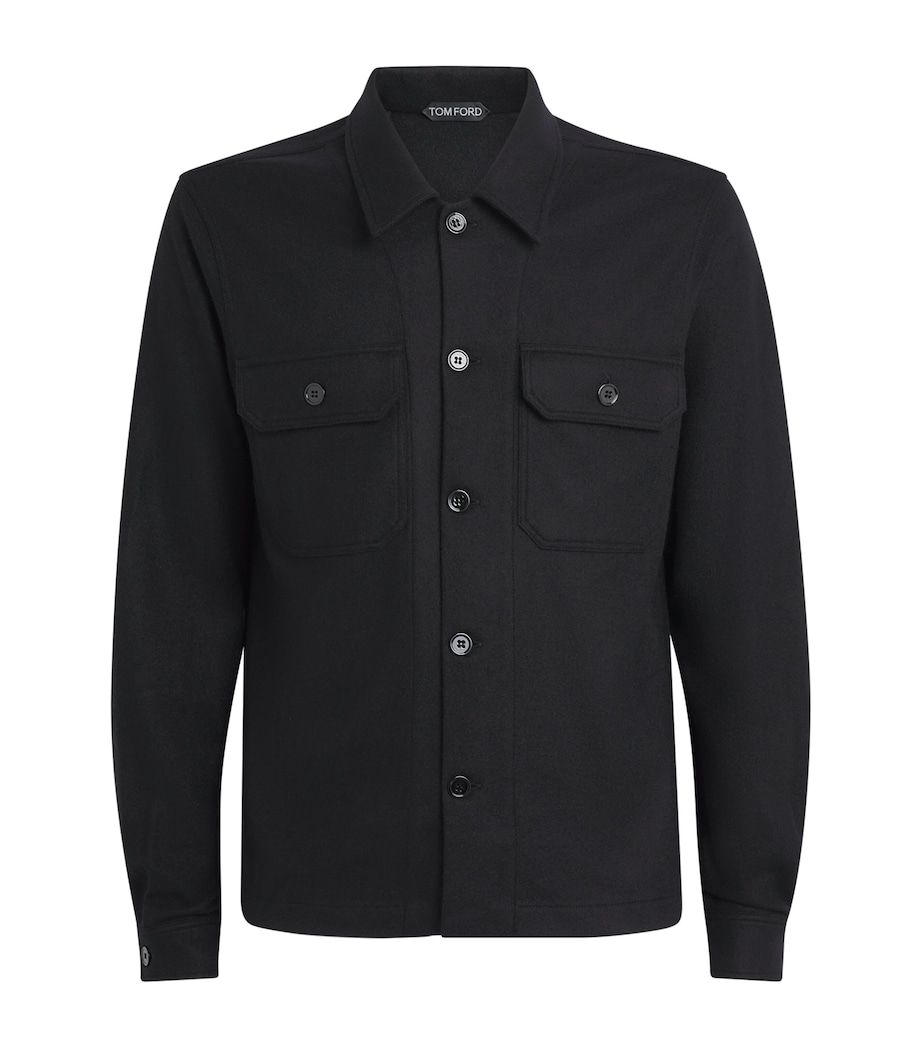 TOM FORD Mens Cashmere Shirt Naa Image 1
