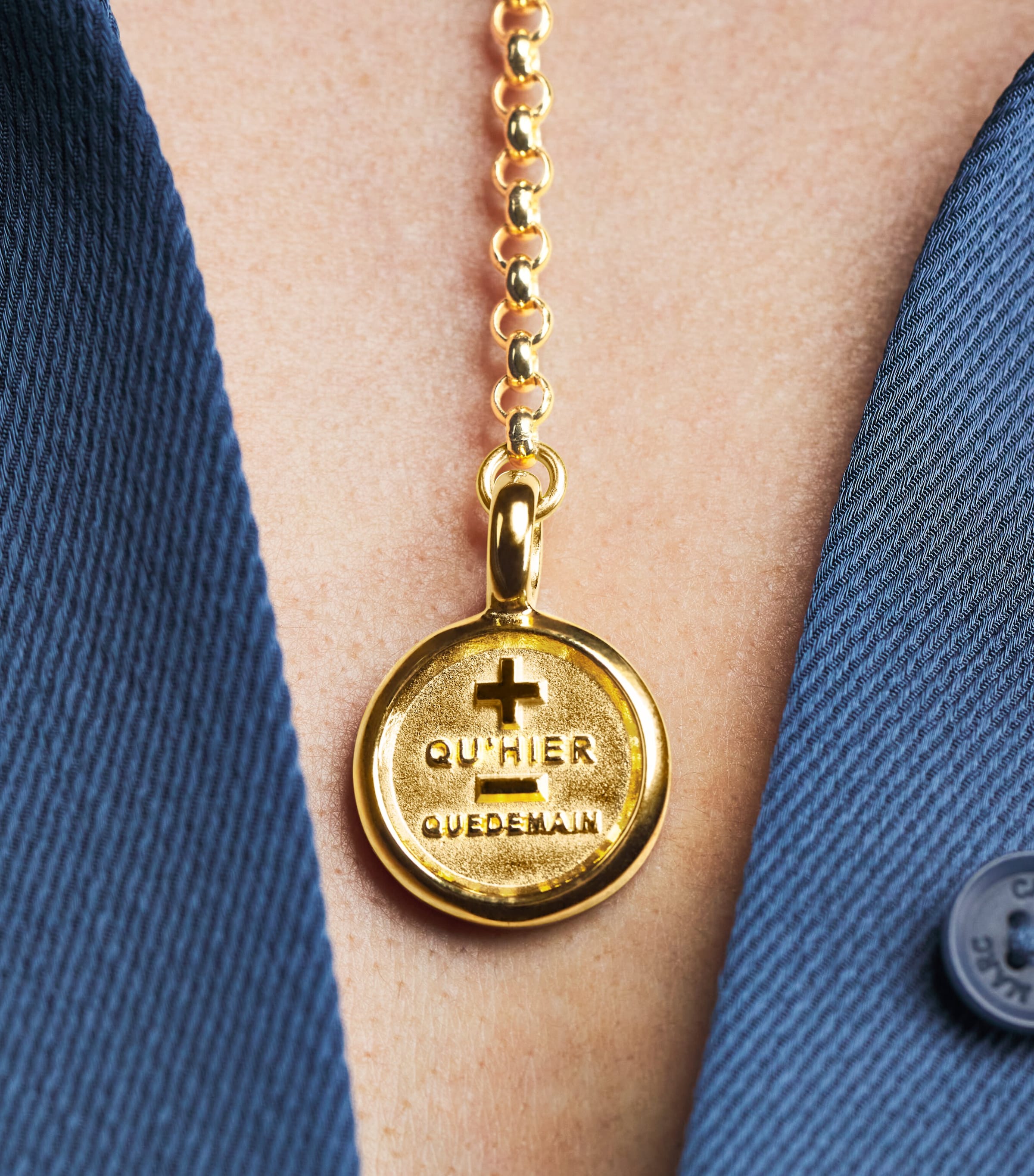 TILLY SVEAAS Gold-Plated Que Demain Necklace Gold Image 4
