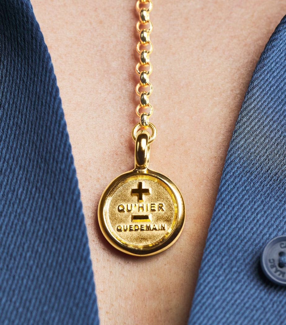 TILLY SVEAAS Gold-Plated Que Demain Necklace Gold Image 4