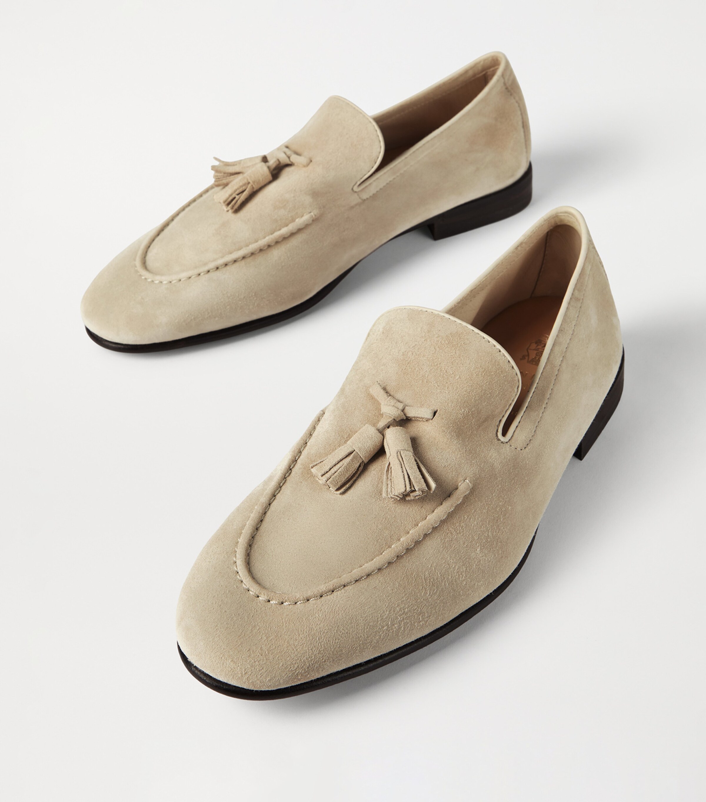 Brunello Cucinelli Suede Tassel Loafers Image 6