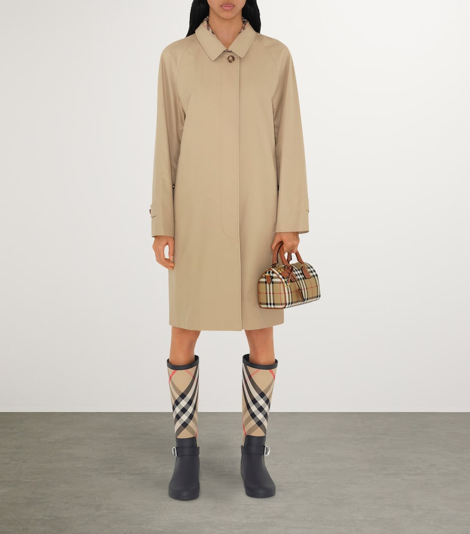 Mini Check Holdall VNTG CHK/BRIAR BROWN Image 5