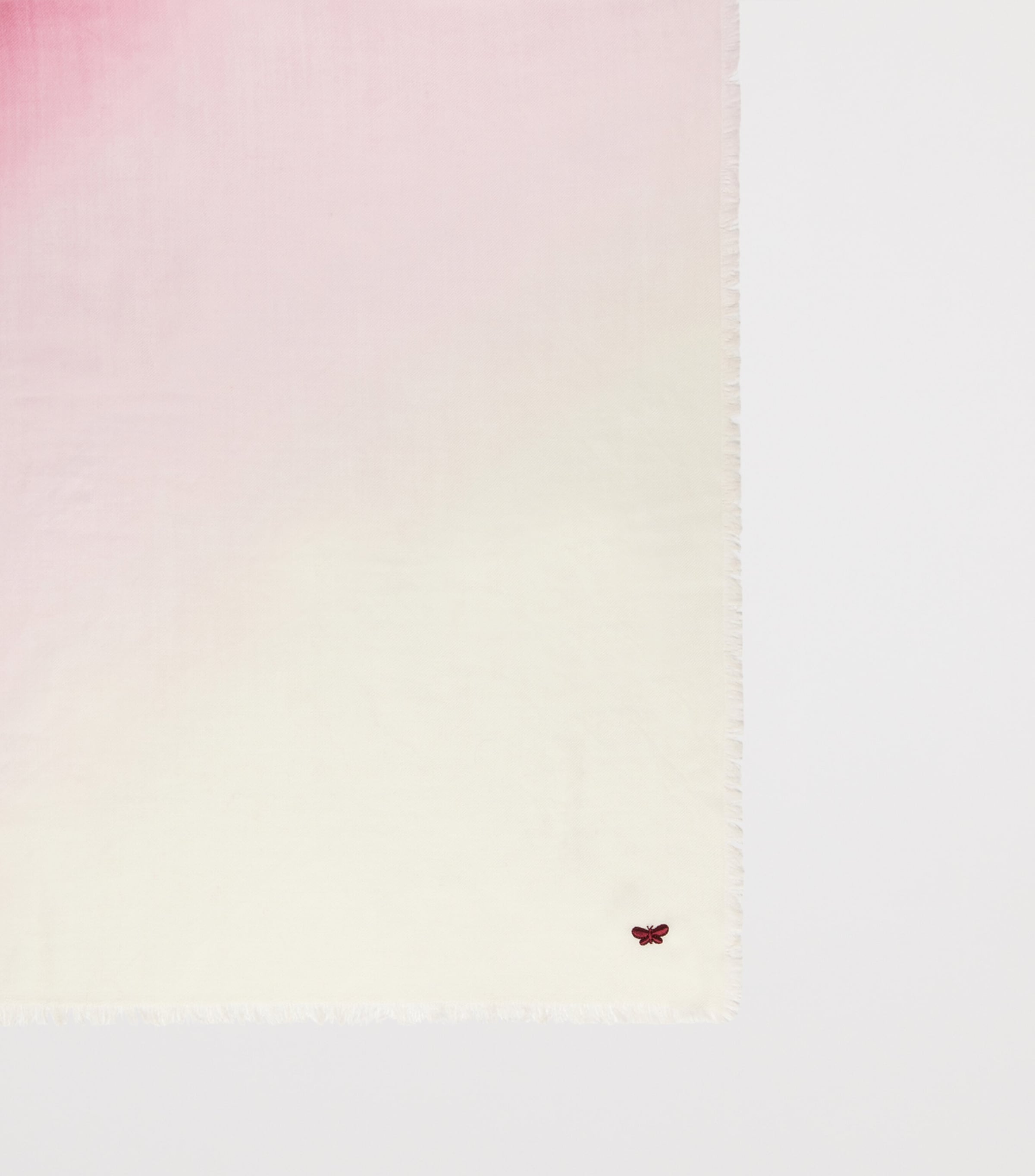 Wool Gradient Scarf BORDEAUX Image 3