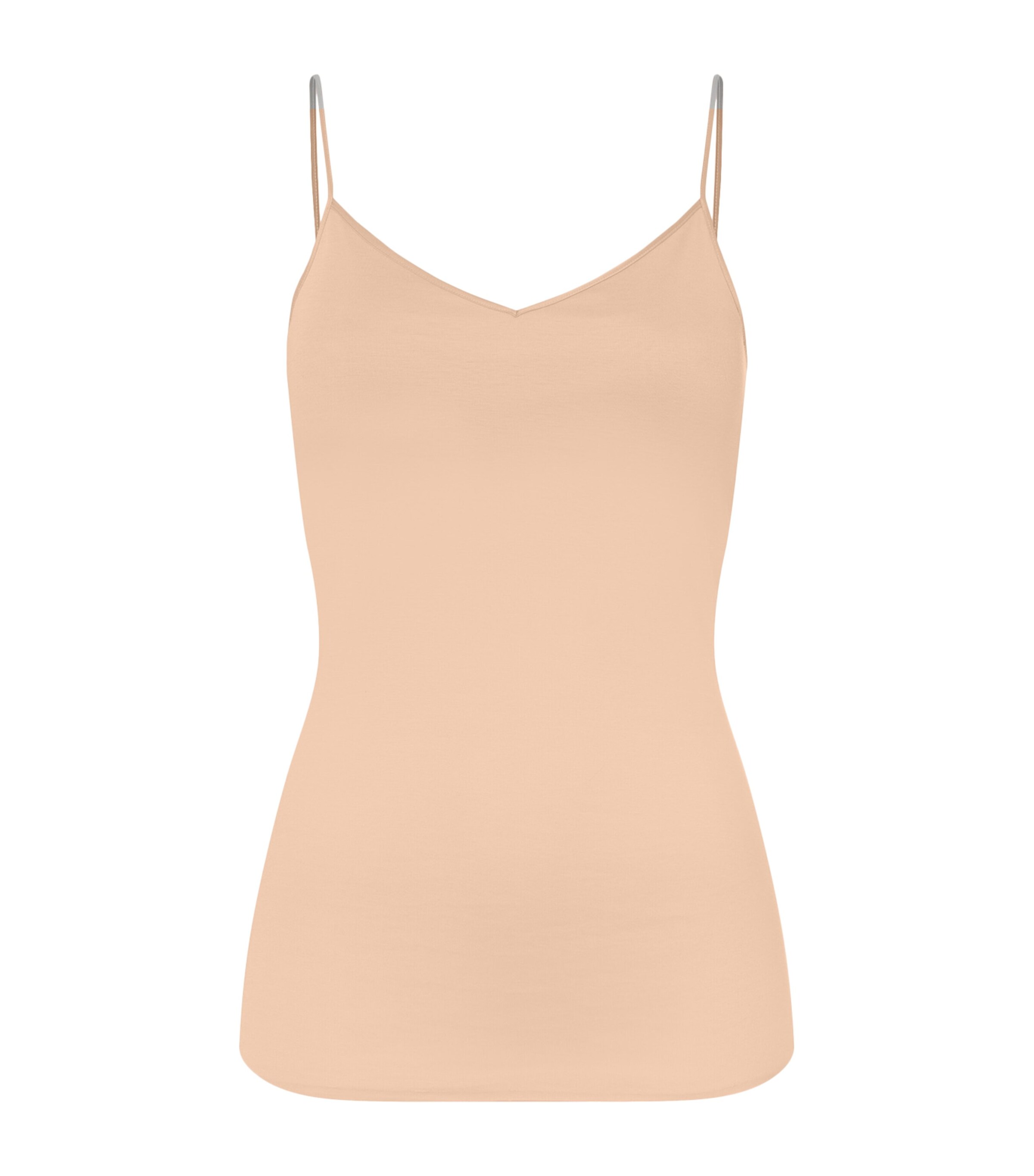 Shop Hanro Cotton Seamless Padded Camisole In Nude
