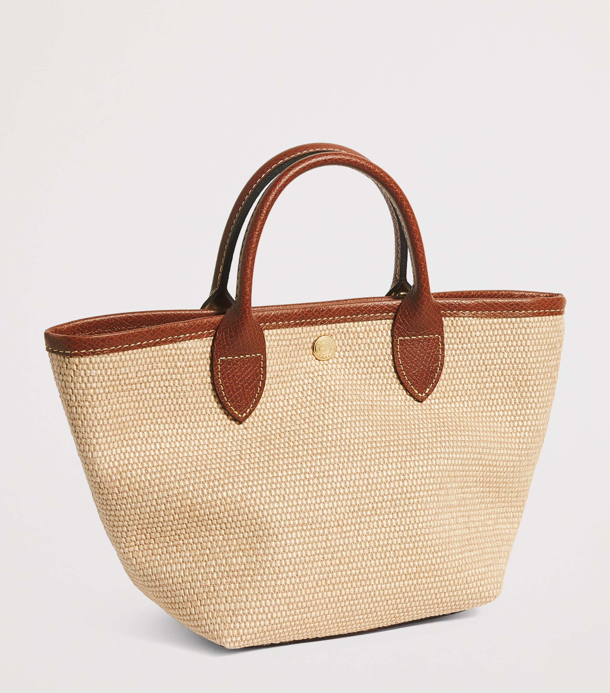 Extra-Small Le Pliage Basket Bag 035 BROWN Image 3