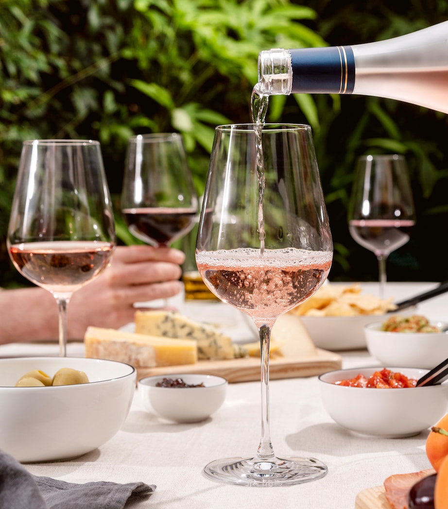 Set of 4 Precision Wine Glasses (125ml) CLEAR Image 9