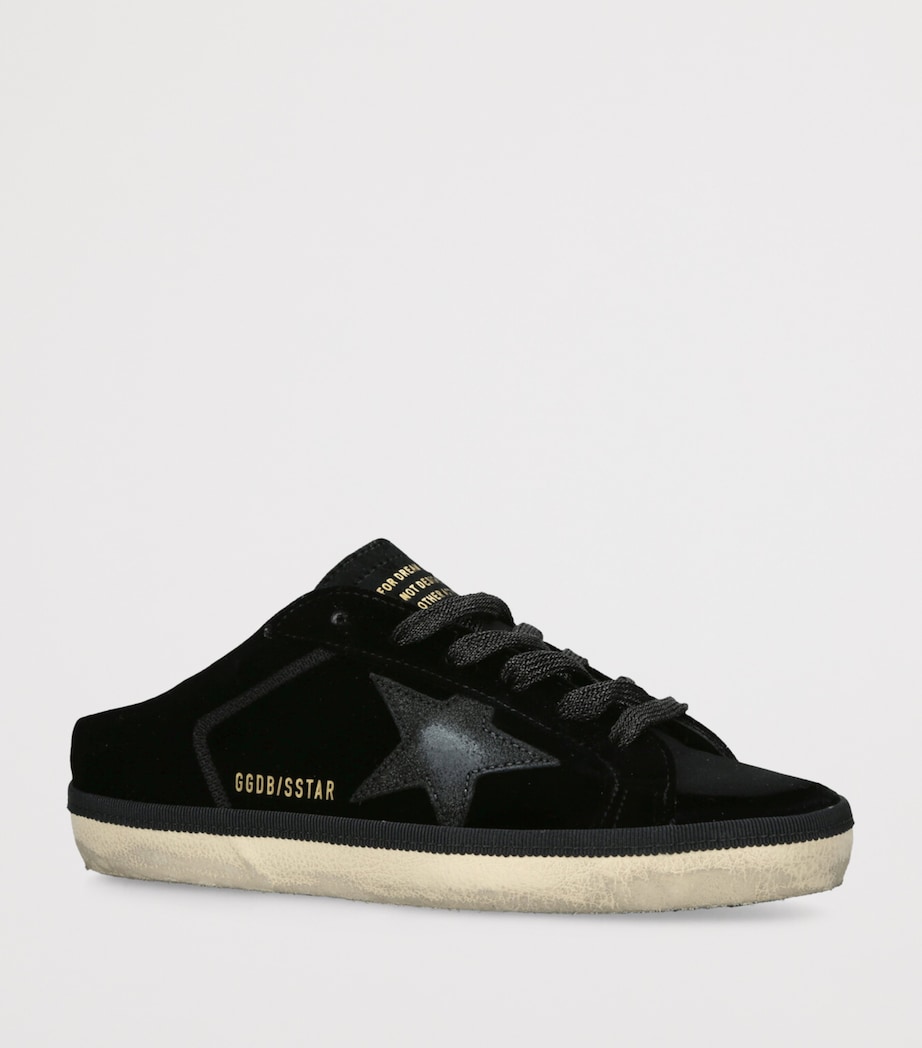 Velvet Super-Star Sabot Sneakers BLACK Image 3