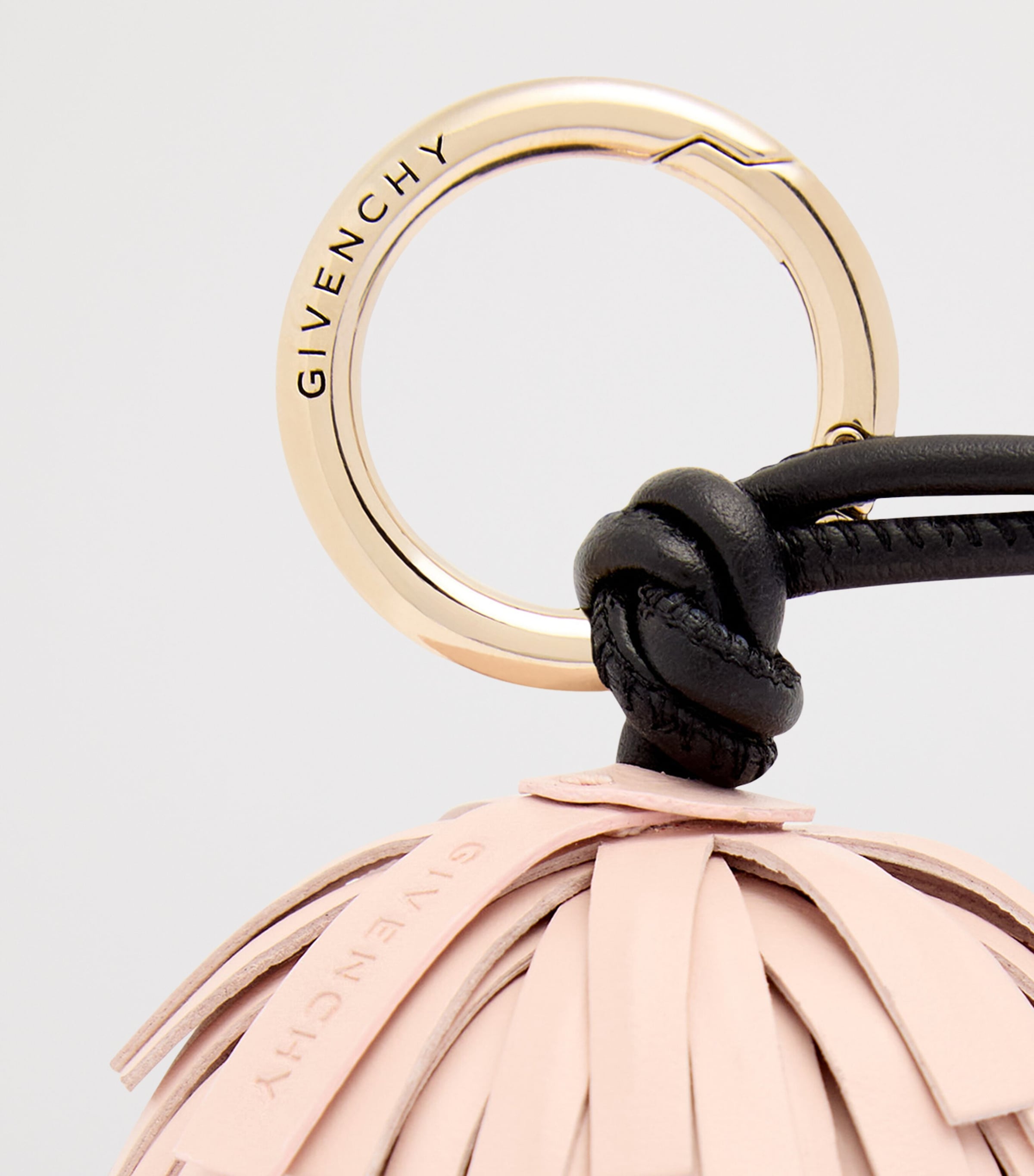 Givenchy Black Leather Daisy Keychain | Harrods US