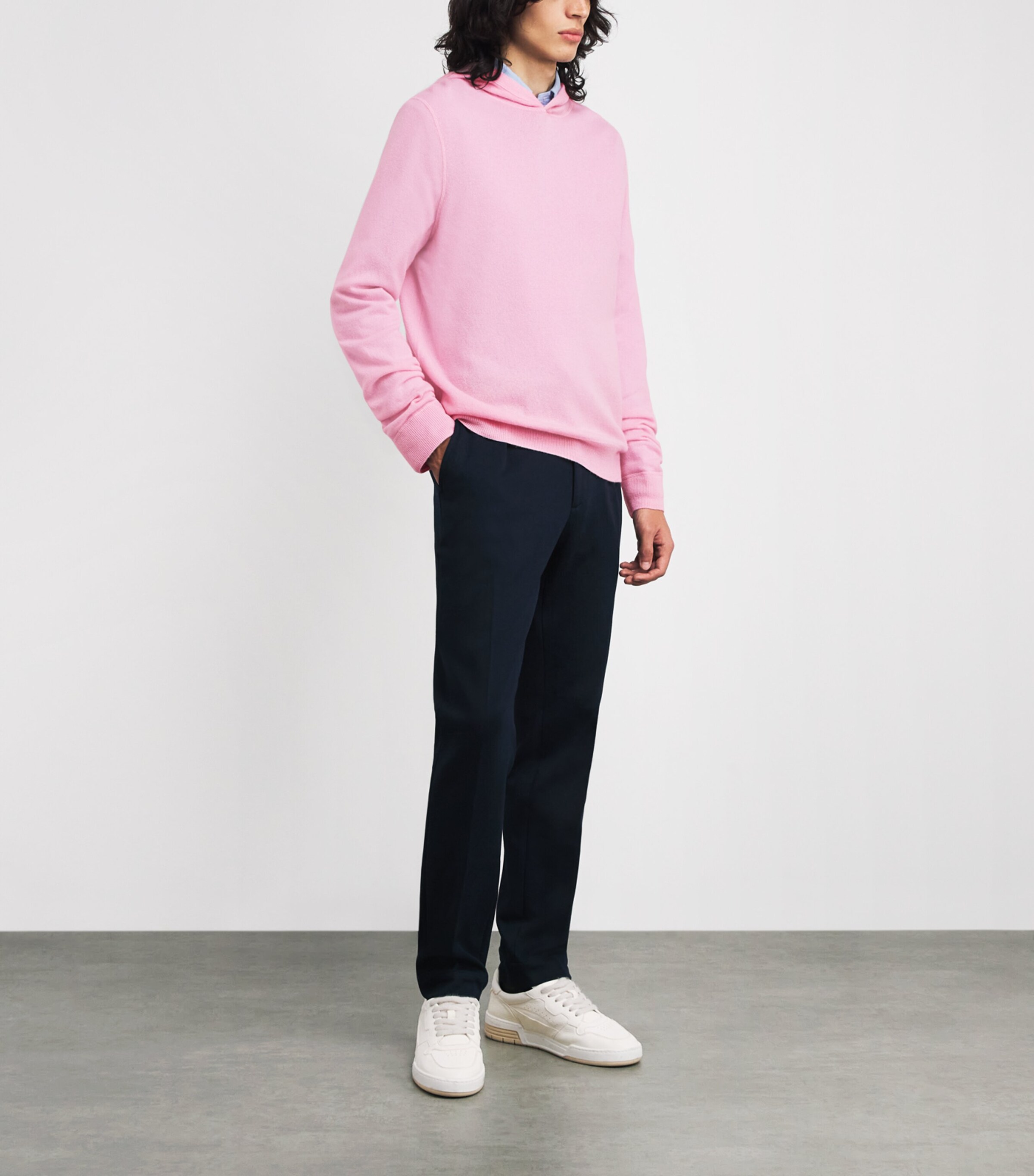 Cashmere Hoodie DUSTY CARMEL PINK Image 2