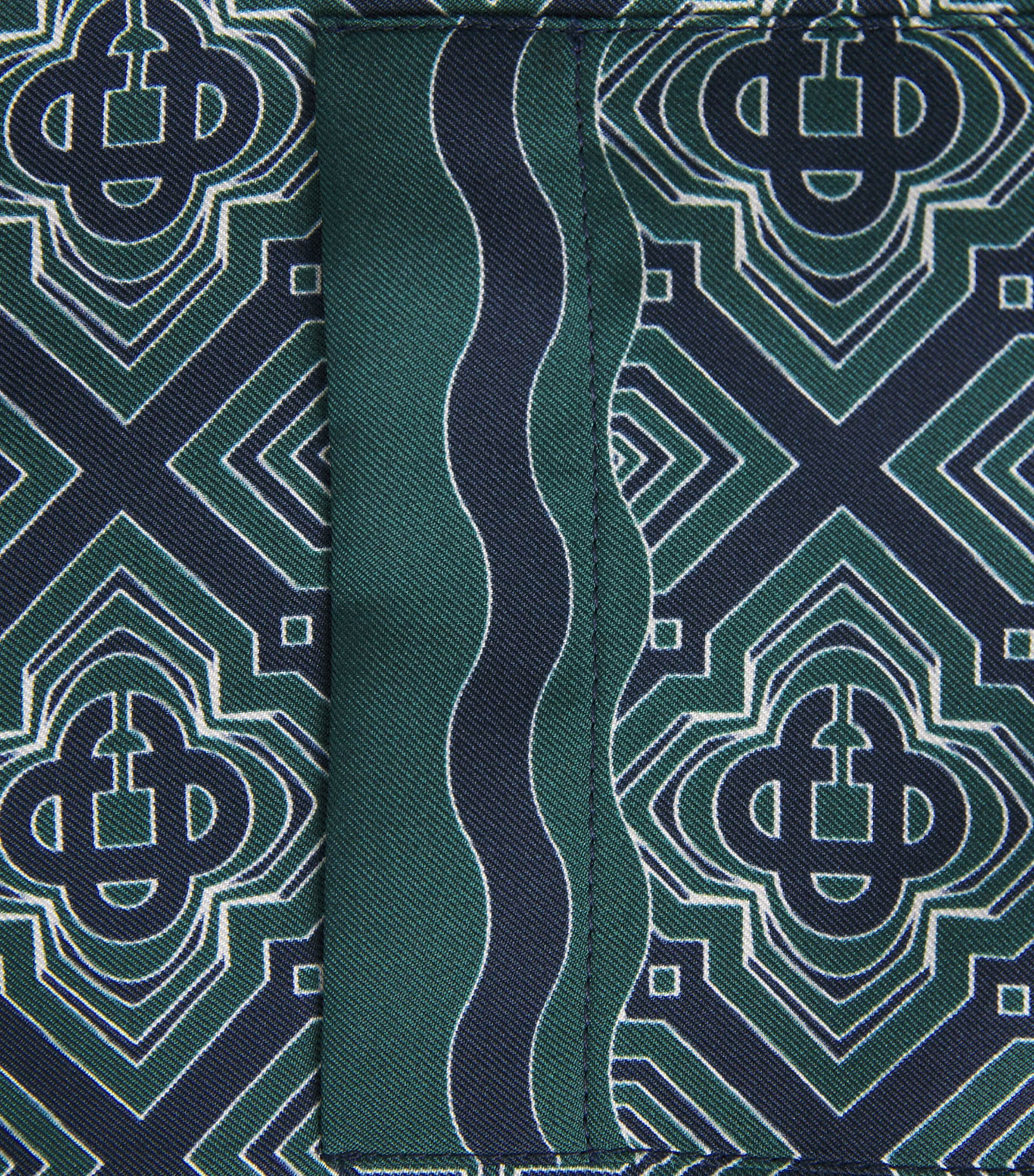 Casablanca Mens Silk Radiating Monogram Shirt Radiating Monogram Image 6