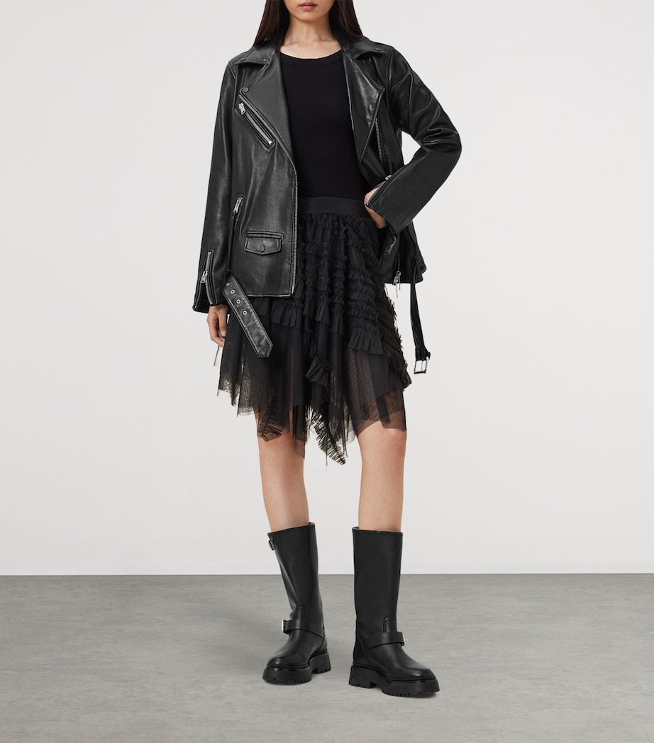 Tulle Jayde Midi Skirt BLACK Image 3