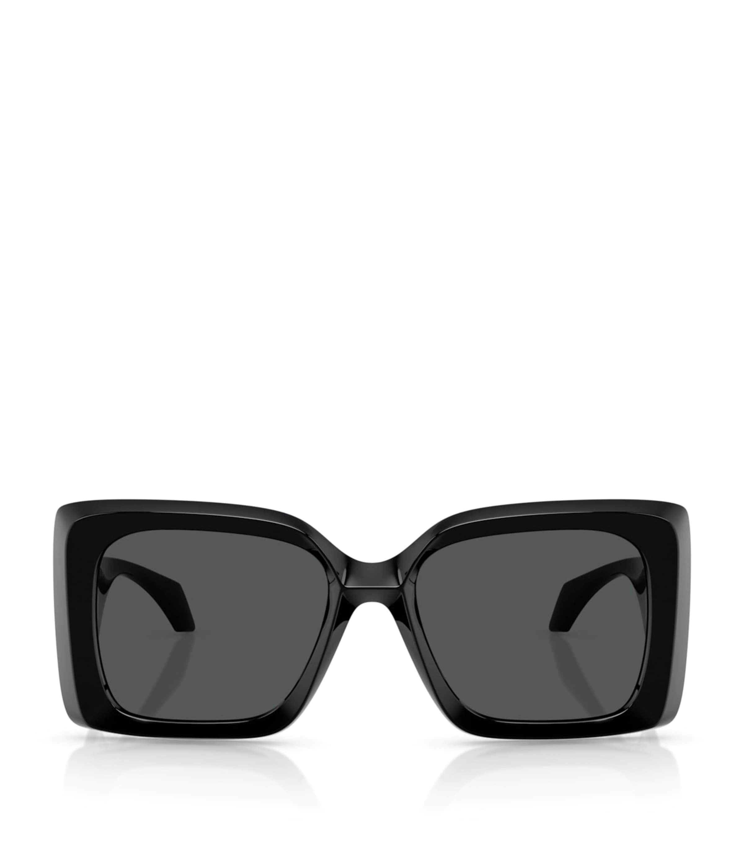 Versace Square Irregular Sunglasses Black Image 1