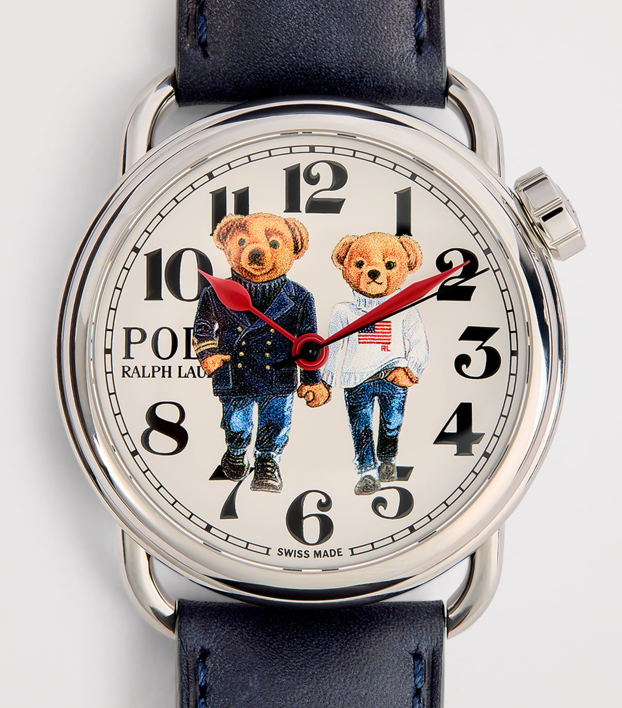 Polo Ralph Lauren Stainless Steel Ralph and Ricky Bear Watch 38mm Image 5