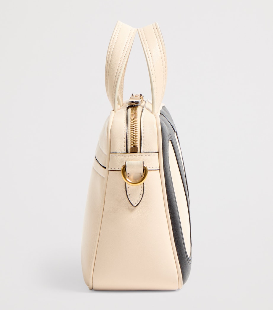 Small Leather Viva Superstar Duffle Bag R4V Image 6