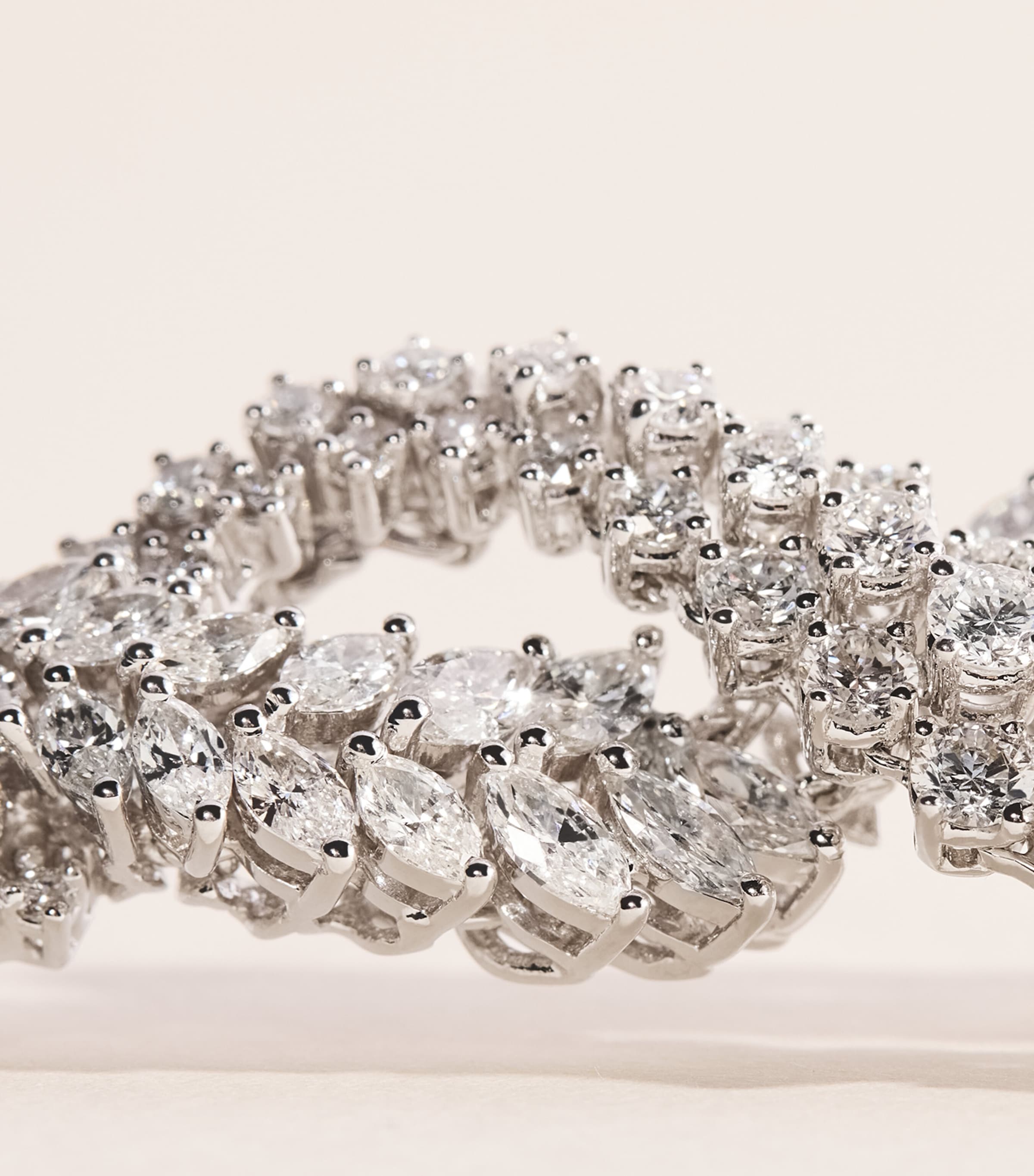 Yeprem White Gold and Diamond Y-Couture Earrings White Gold Image 6