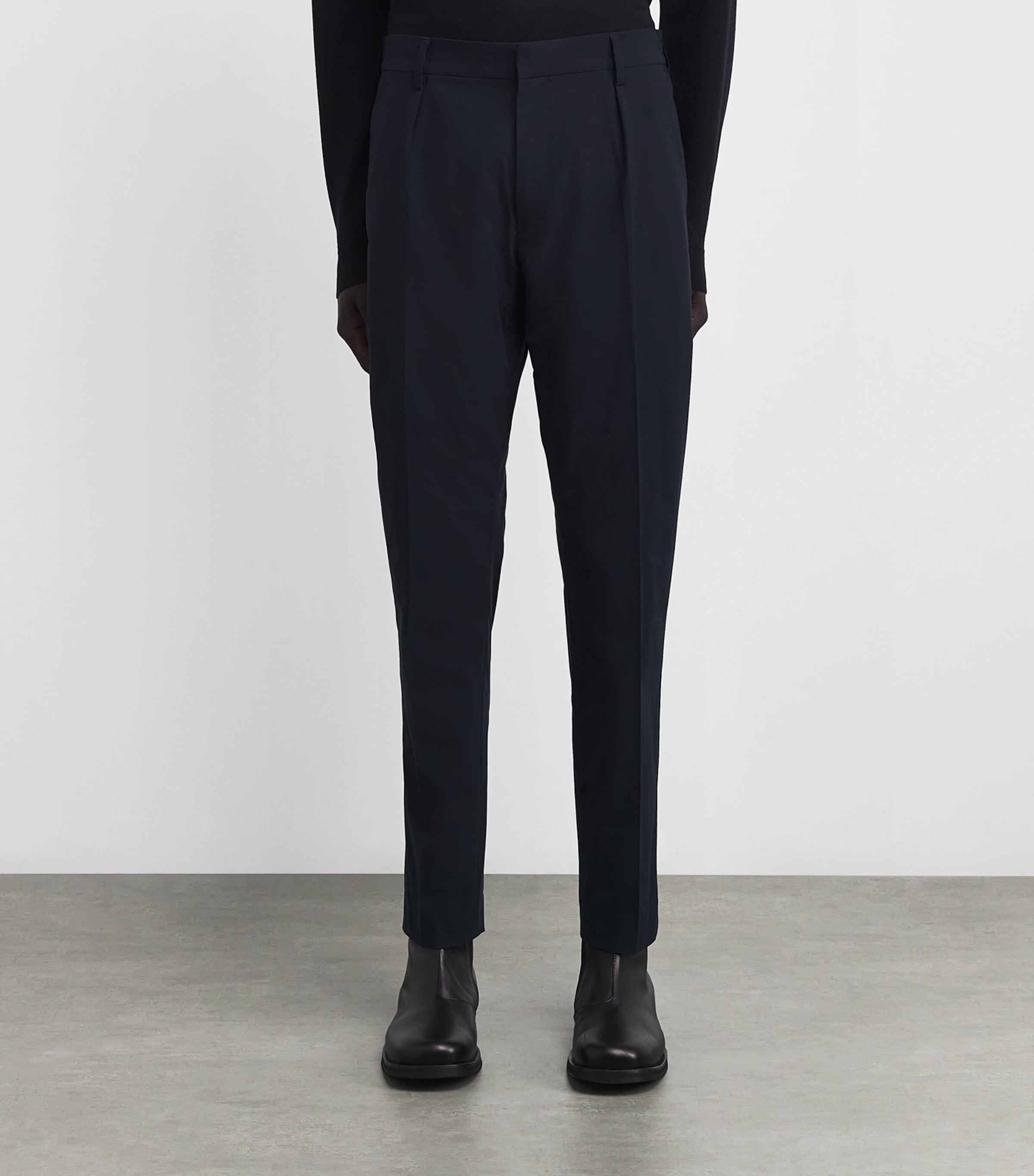 Water-Repellent Trousers 49_VERY DARK NAVY Image 3