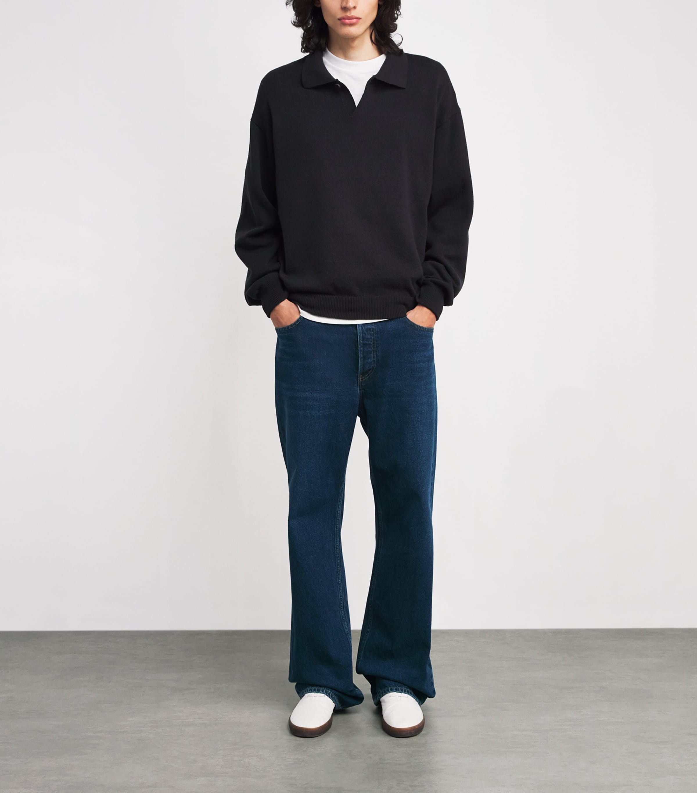 The Row Mens Siouxie Straight Jeans Indigo Image 2