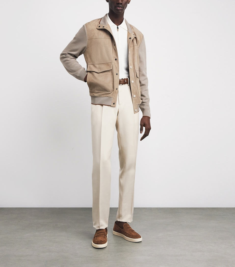 Suede Penny Loafers 530 Image 6