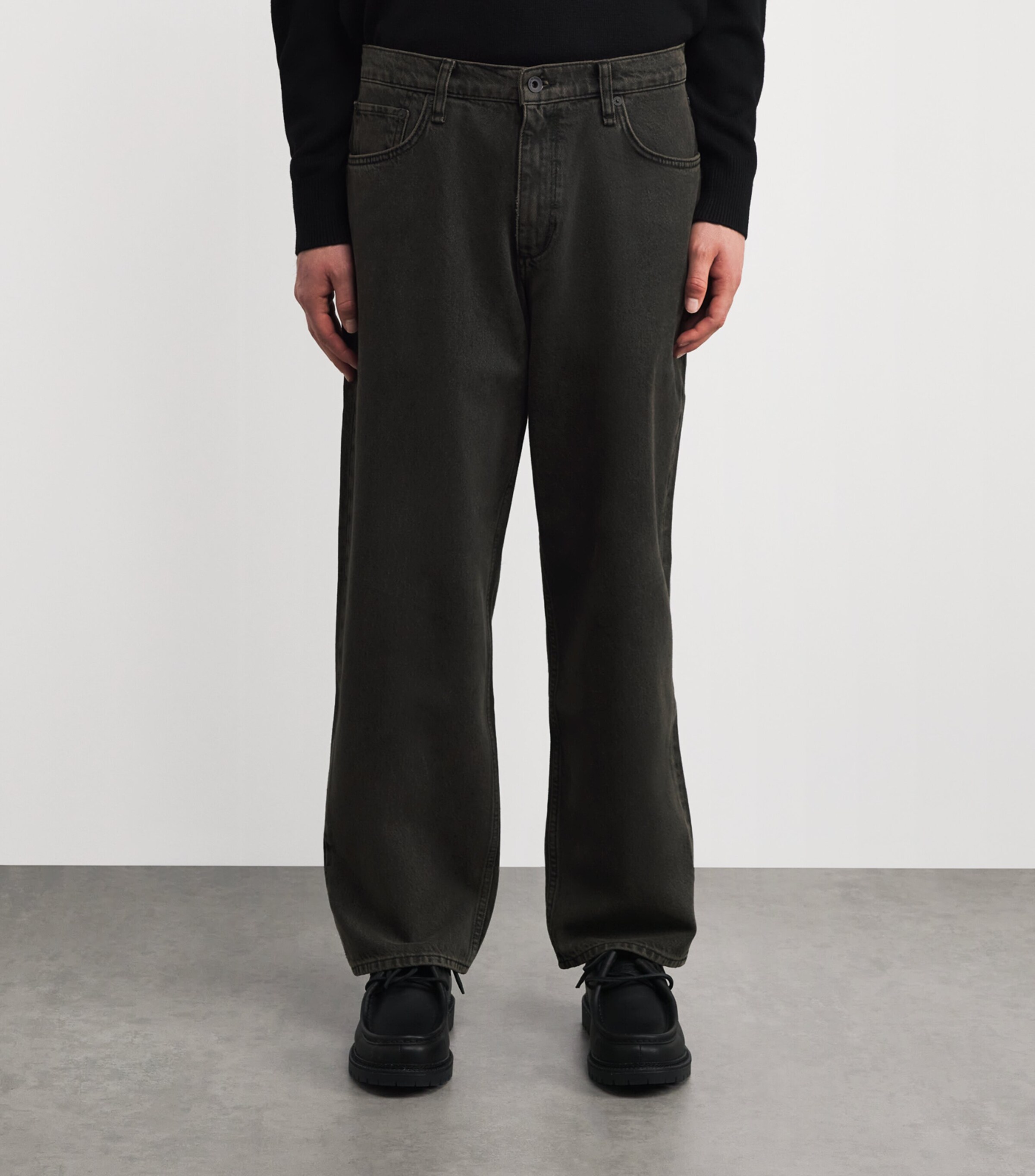 rbBAGGY Authentic Rigid Jeans BRNBK Image 3