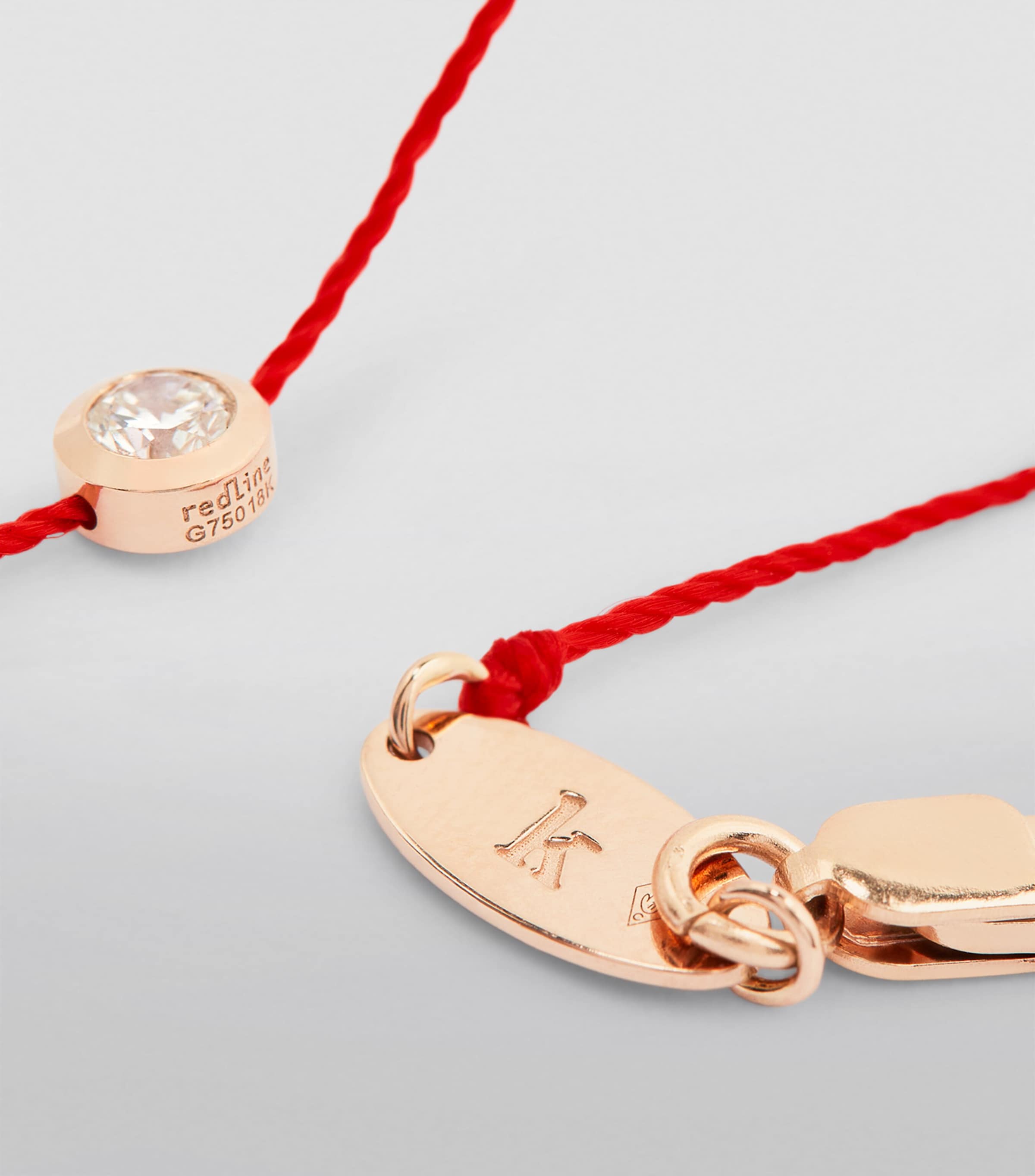 Rose Gold and Diamond Pure Bracelet RED Image 5