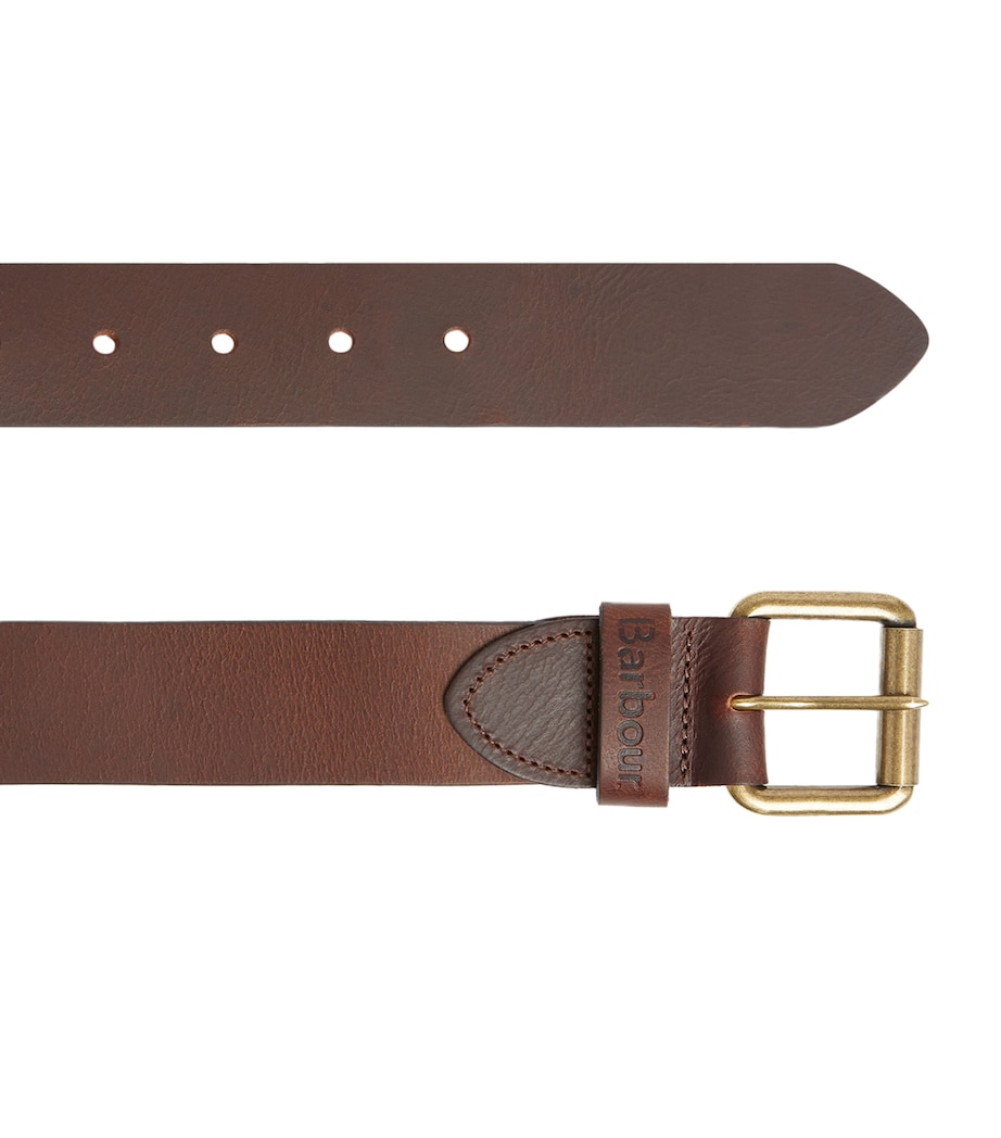 Matte Leather Belt BROWN Image 7