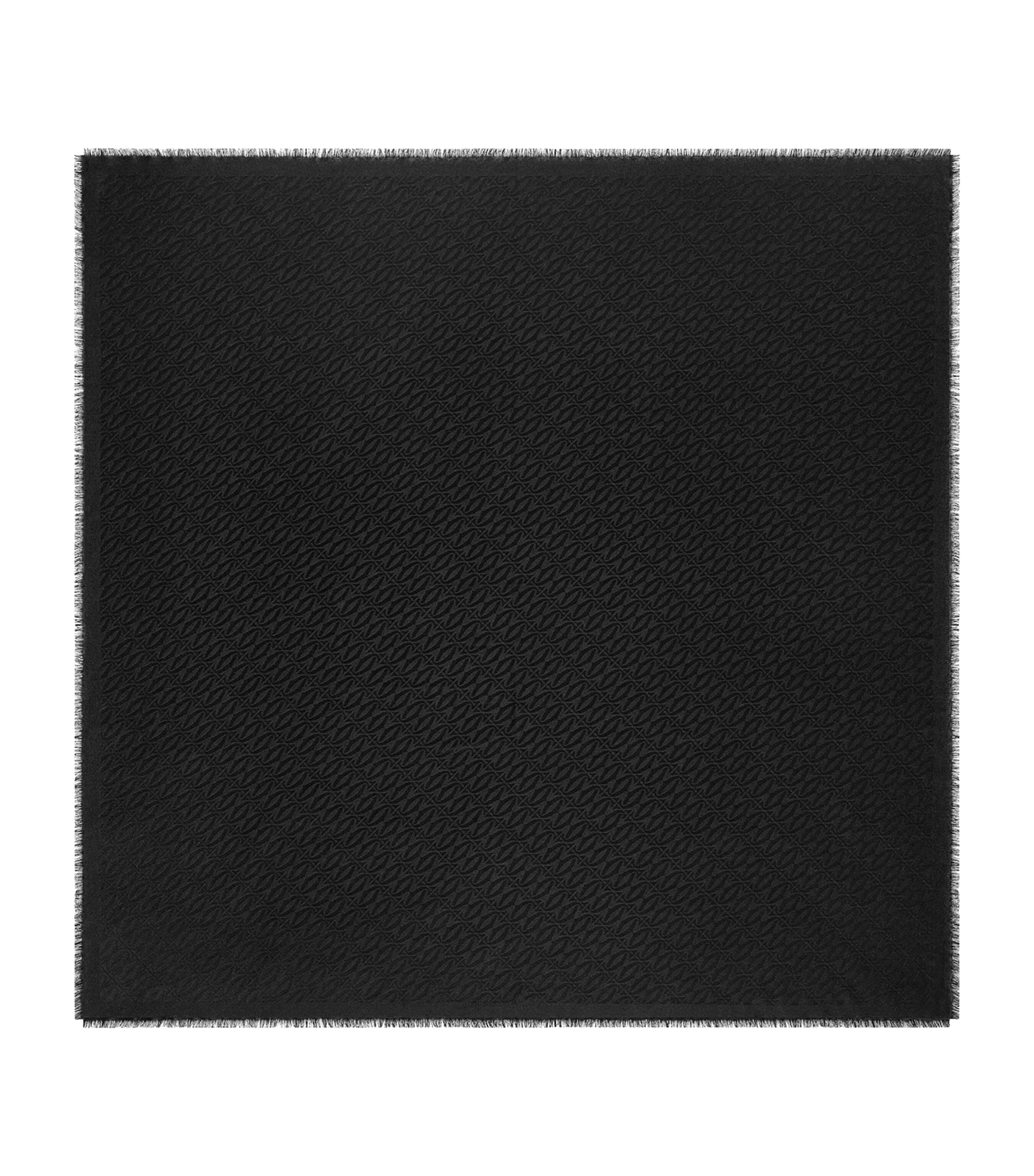 Silk C de Cartier Shawl BLACK Image 1