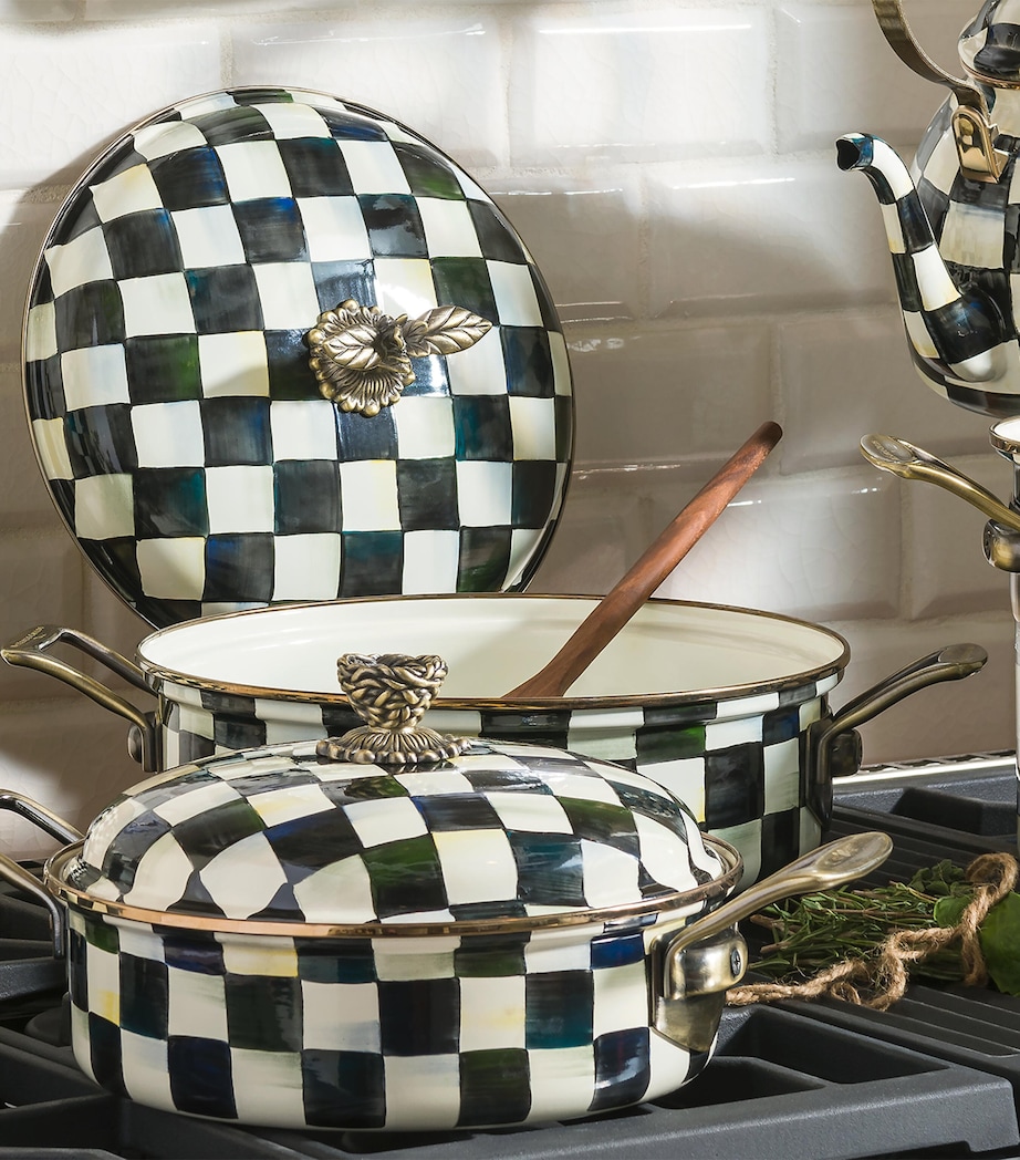 Courtly Check Casserole Dish (30.5cm) BLACK Image 4