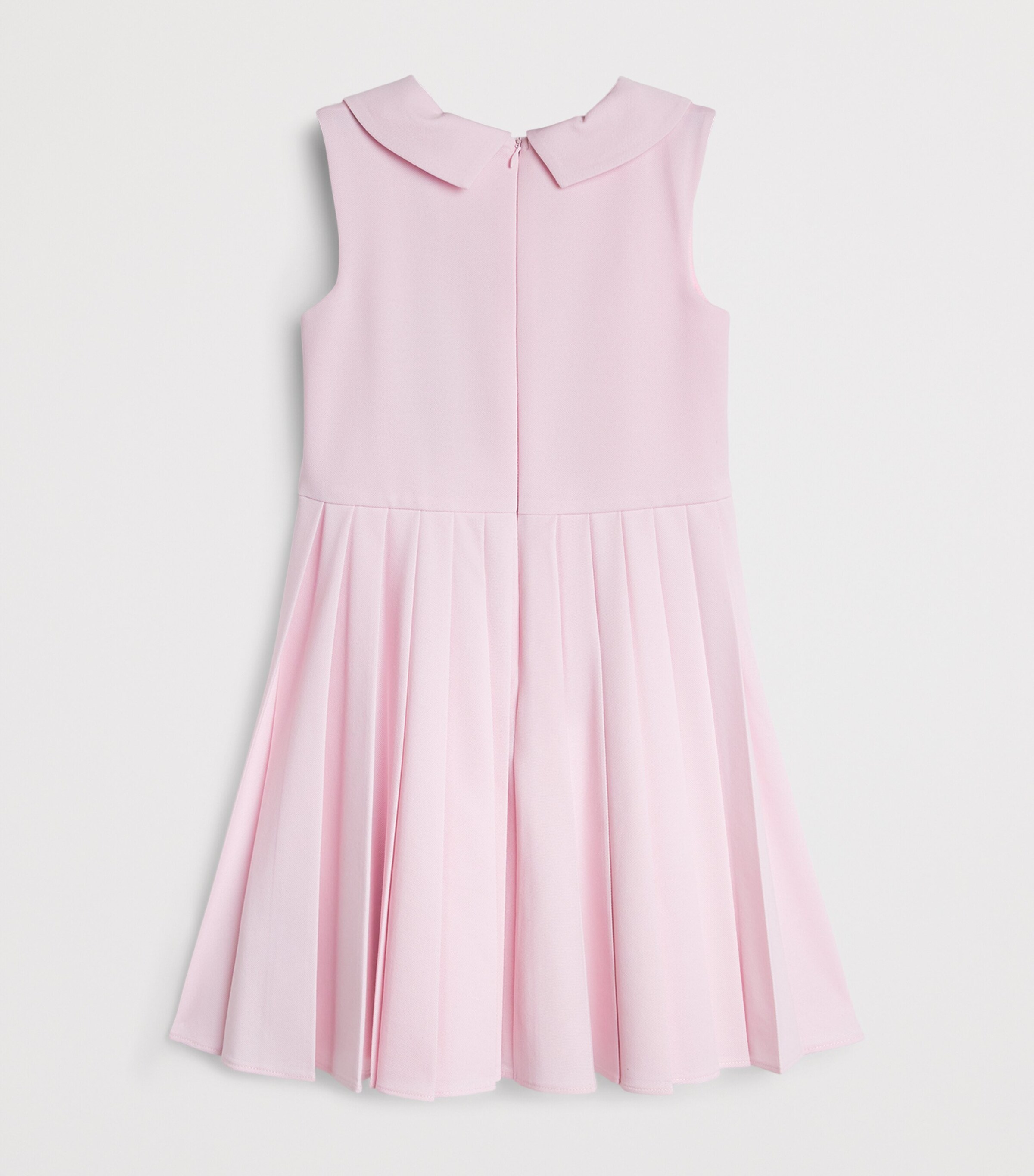 Emporio Armani Kids Pleated Sleeveless Dress (4-14 Years) Light Lilac Image 2