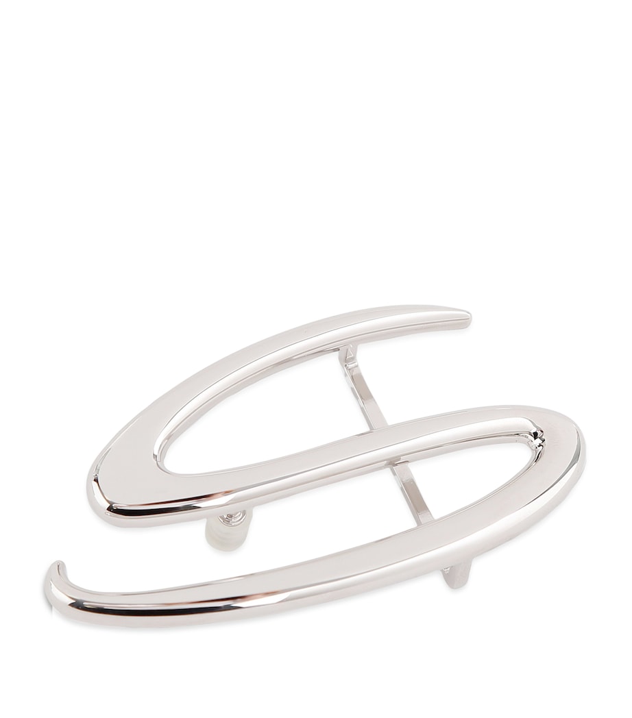 Santoni ‘S’ Belt Buckle Silver Image 1