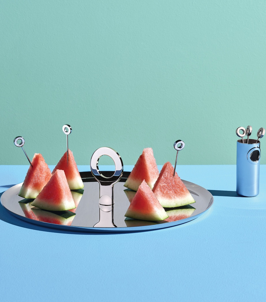 Stainless Steel OH de Christofle Cocktail Plate (27cm) SILVER Image 4