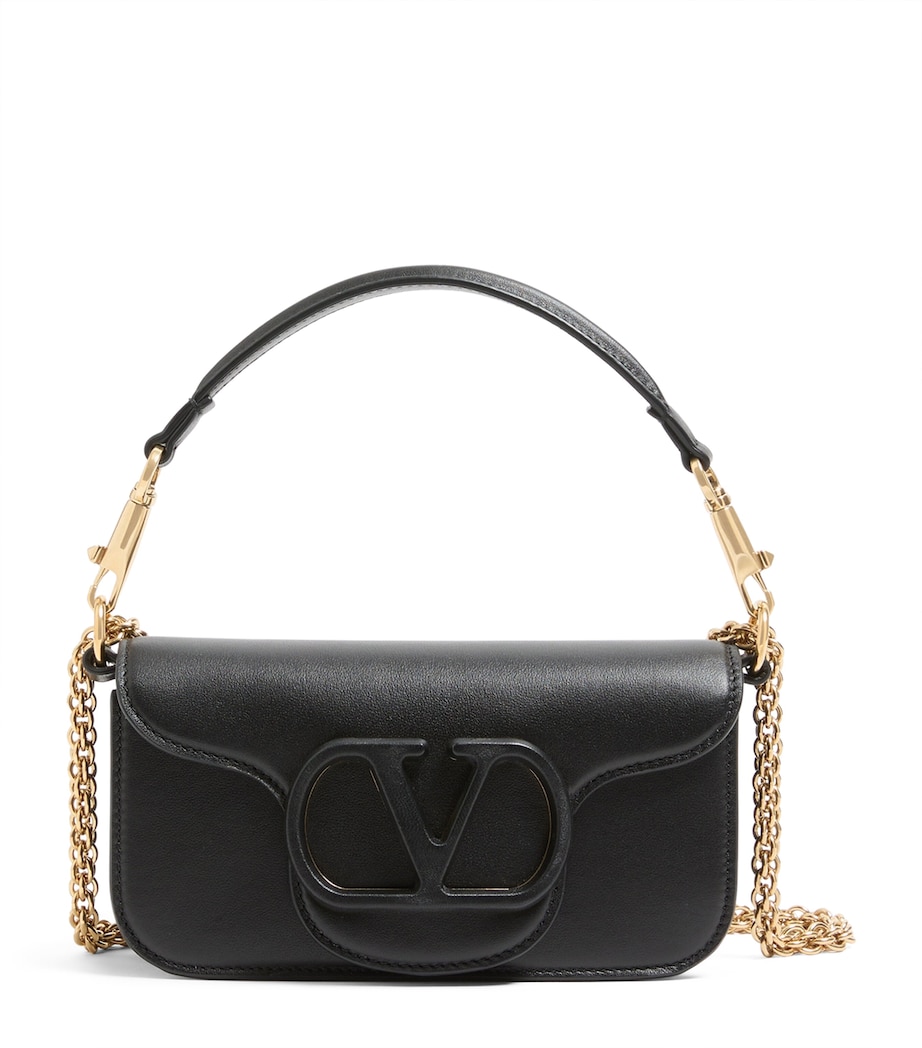 Valentino Garavani Small Leather Locò Shoulder Bag Image 1