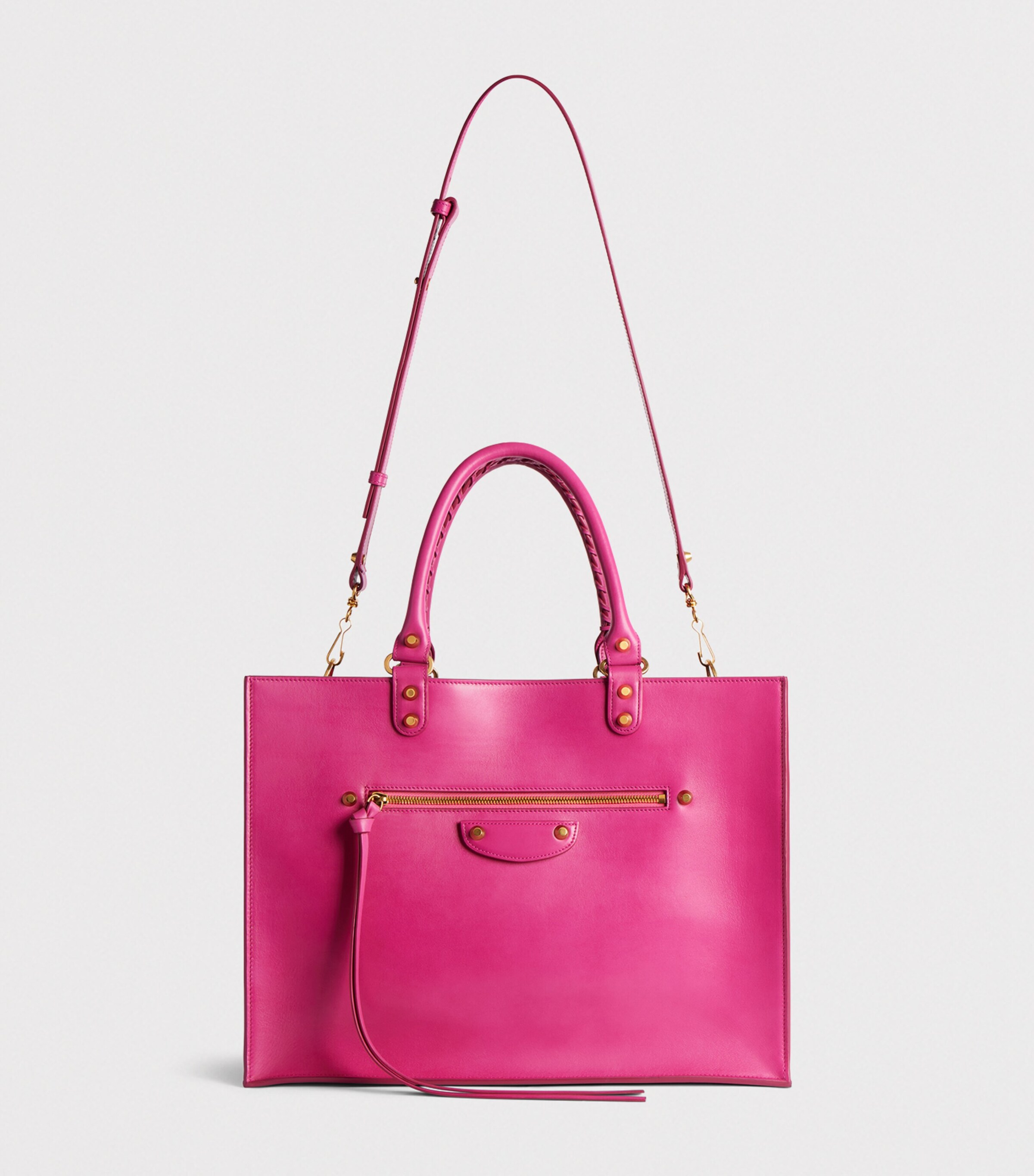 Balenciaga Large Leather Le City Tote Bag Image 3