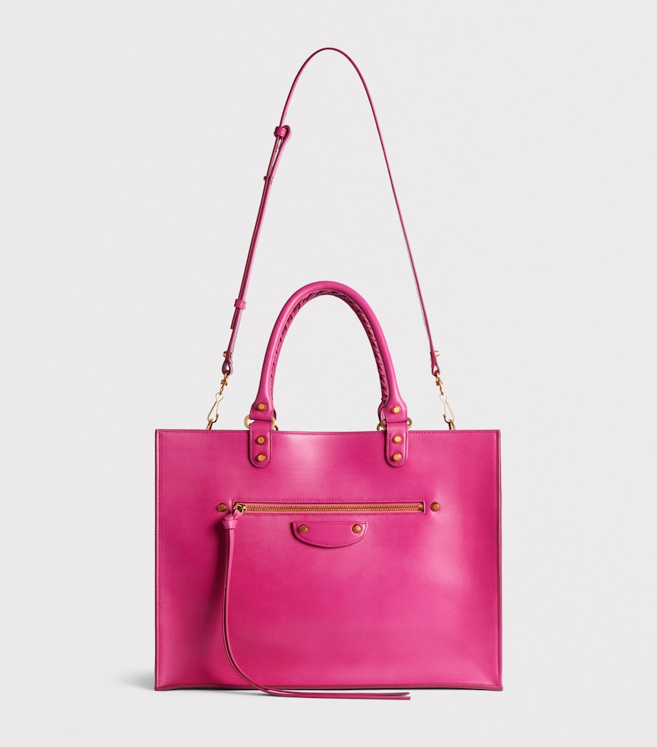 Balenciaga Large Leather Le City Tote Bag Image 3