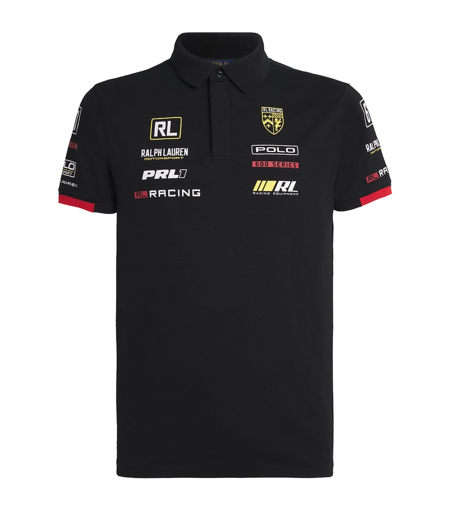 Racing Logo Polo Shirt BLACK Image 1