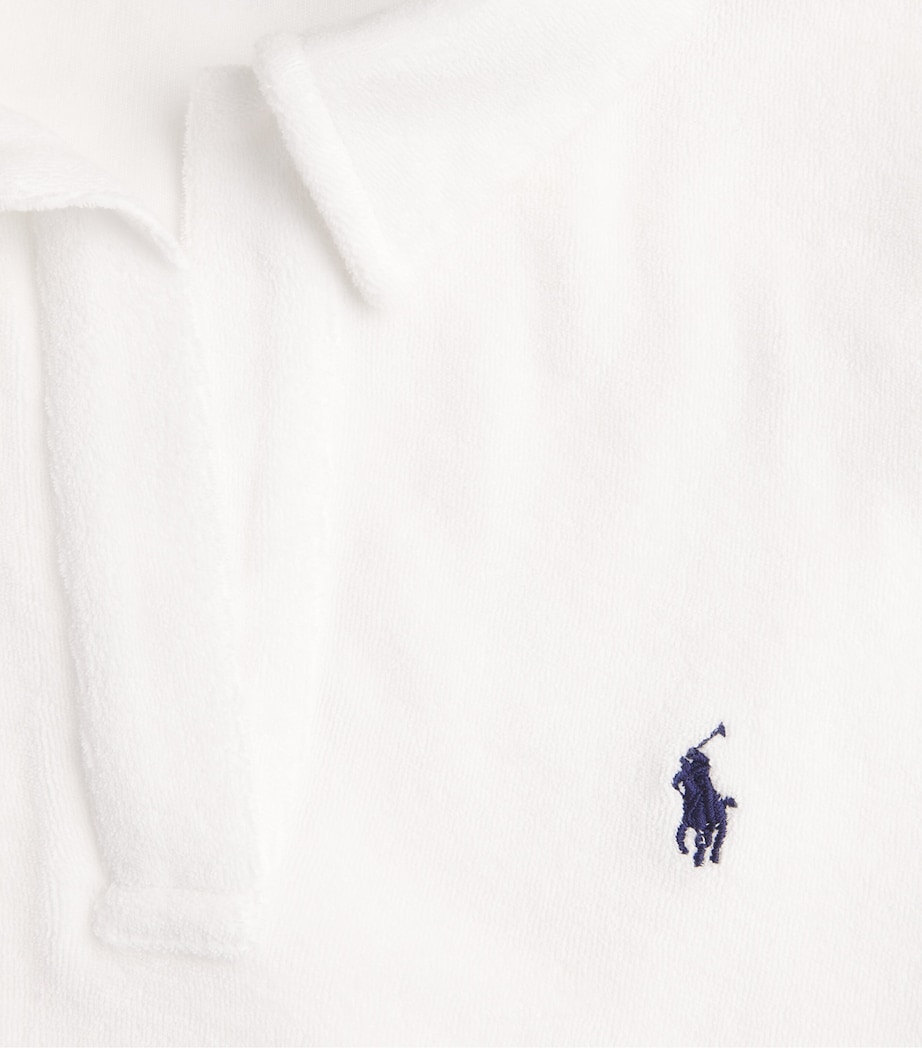 Polo Ralph Lauren Womens Organic Cotton Terry Polo Shirt and Shorts Set White Image 6