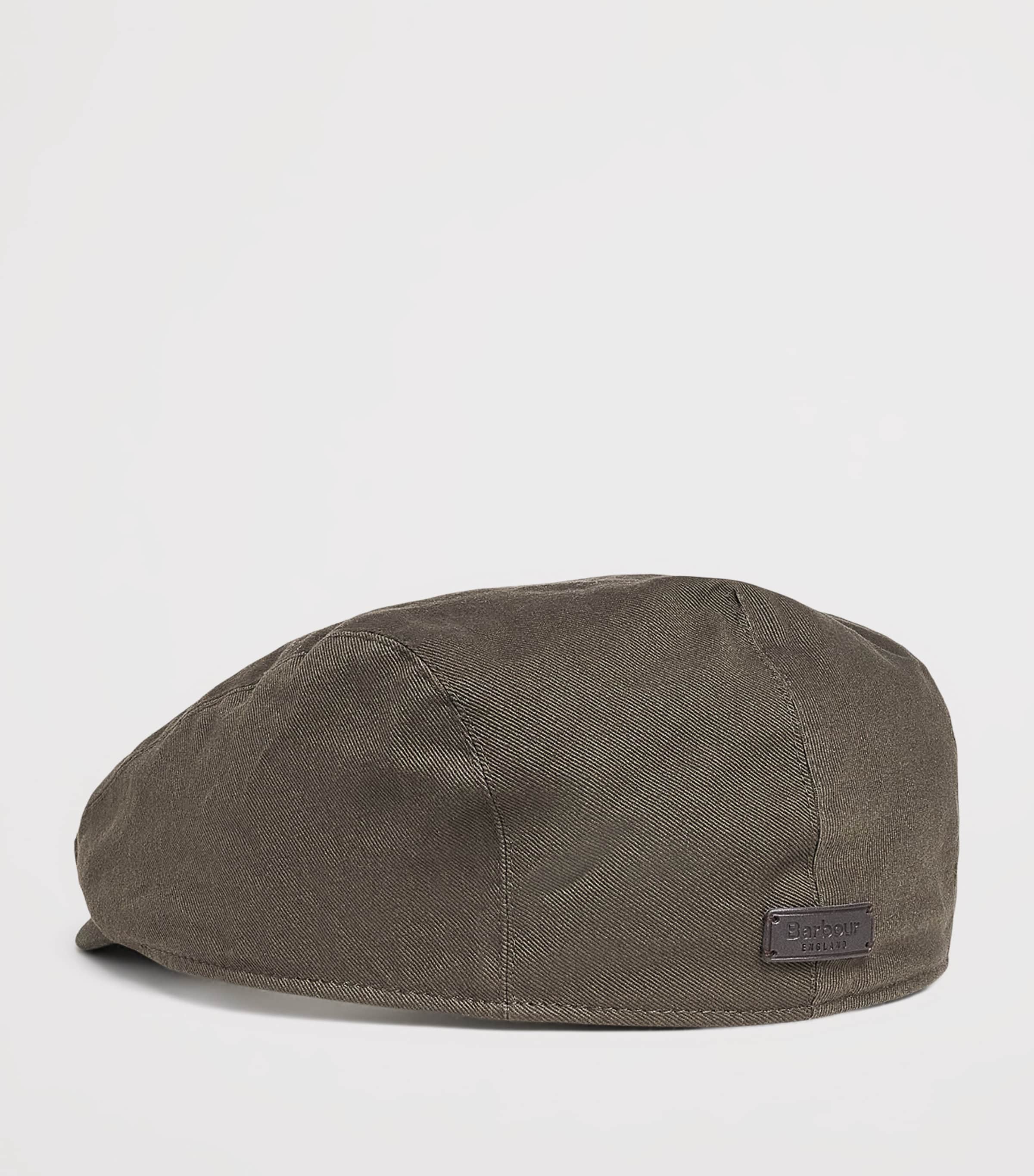 Cotton Finnean Flat Cap OLIVEOL51 Image 2