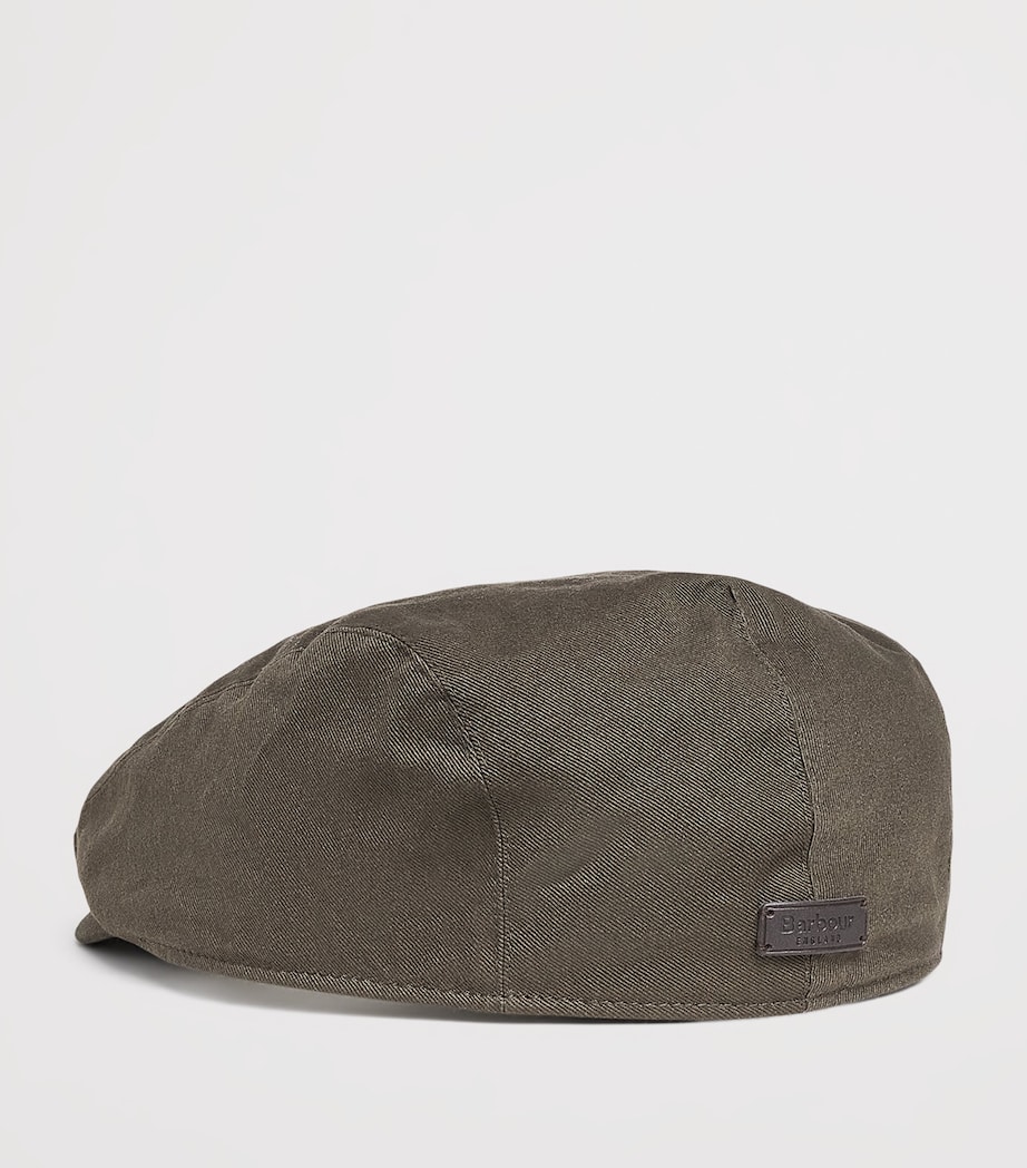 Cotton Finnean Flat Cap OLIVEOL51 Image 2