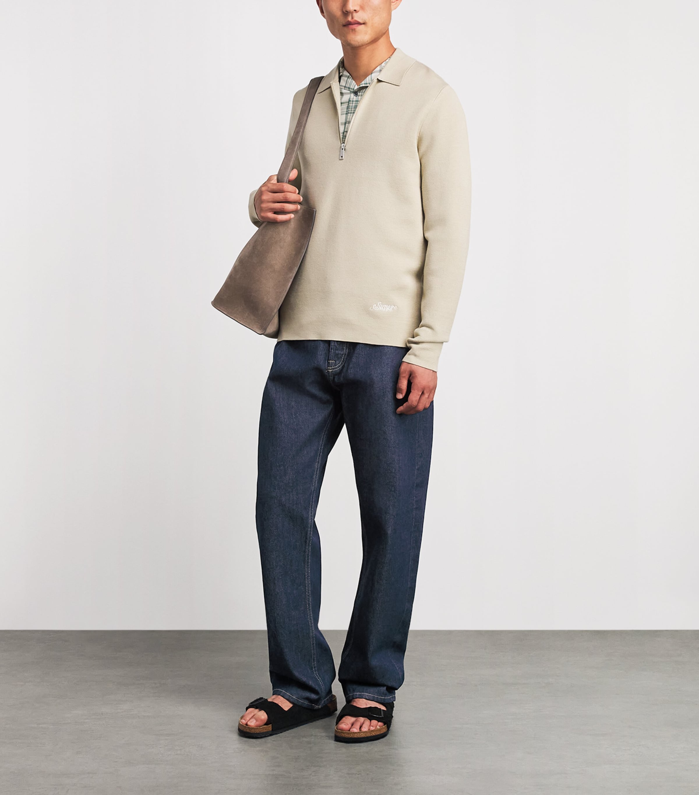 Samsøe Samsøe Mens Roger Straight Jeans Dark Lake Image 2