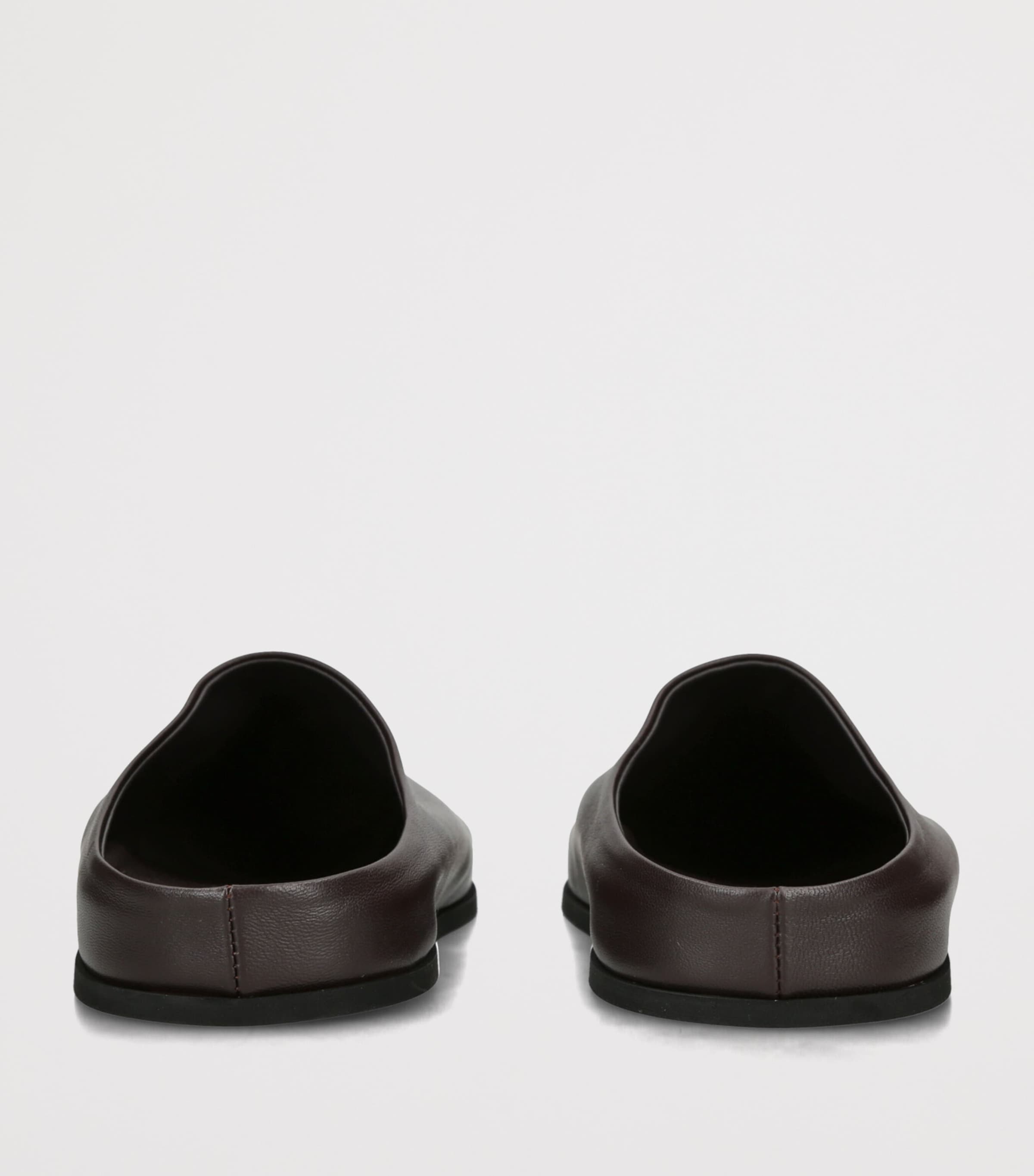 Dear Frances Leather Vico Clogs Dark Brown Image 2