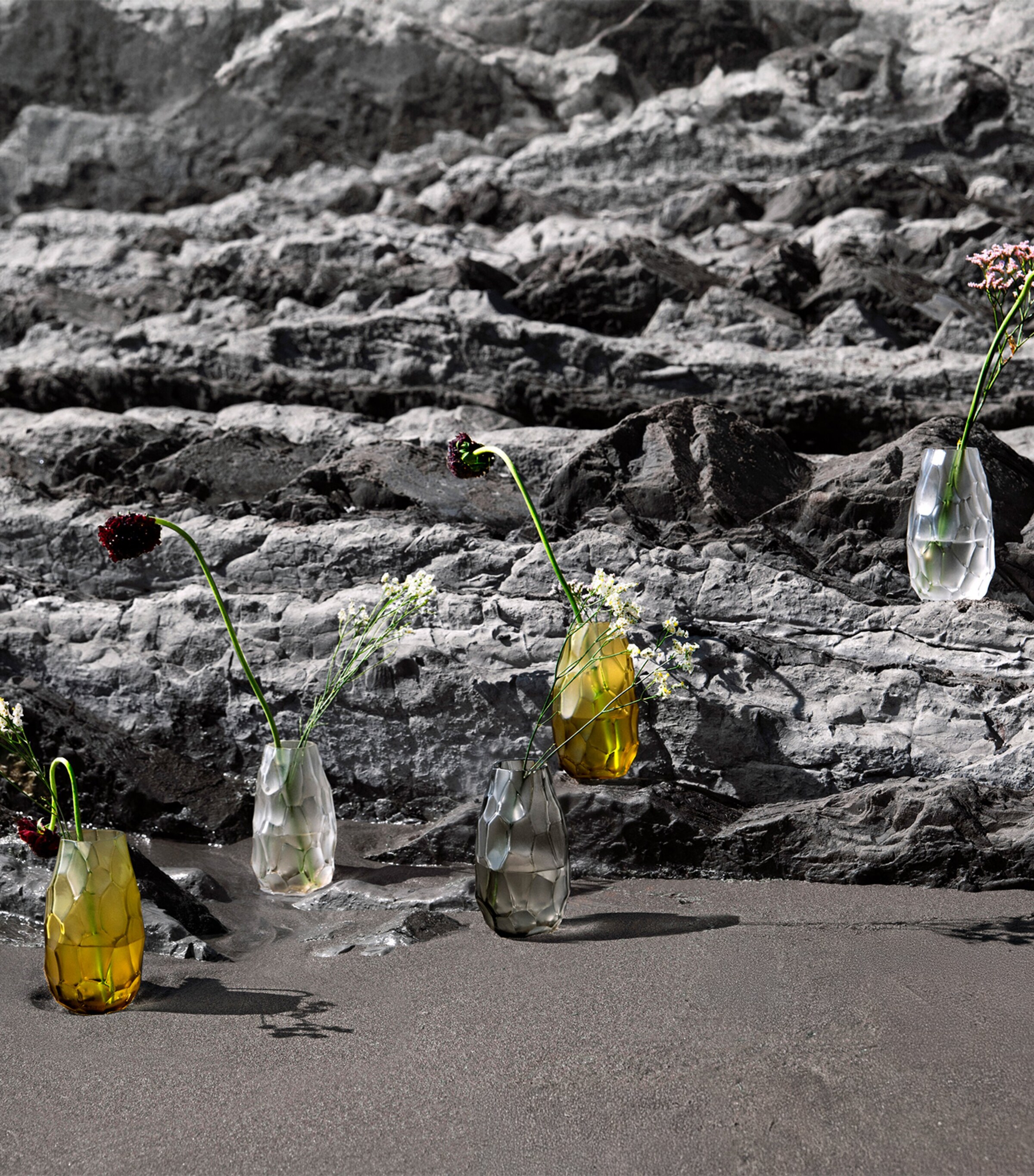 Small Crystal Silex Vase (14cm) CANYON Image 3