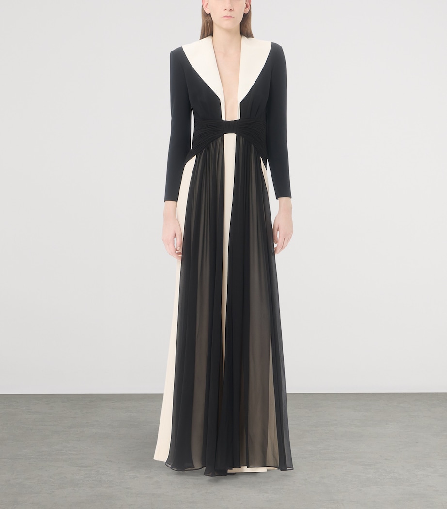 Valentino Womens Silk Blazer Gown Czl Image 5