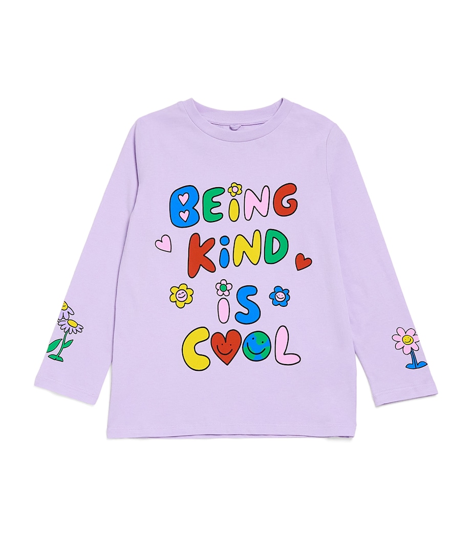 Cotton Graphic T-Shirt (3-14+ Years) 522PURPLE Image 1